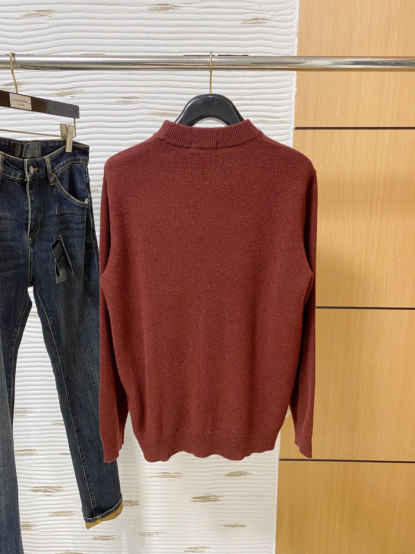 。lP🆕。高端100%美利奴羊毛 保暖更抗起球，秋冬新款高端羊毛套头针织毛衣，时尚刺绣图案提花时尚休闲织