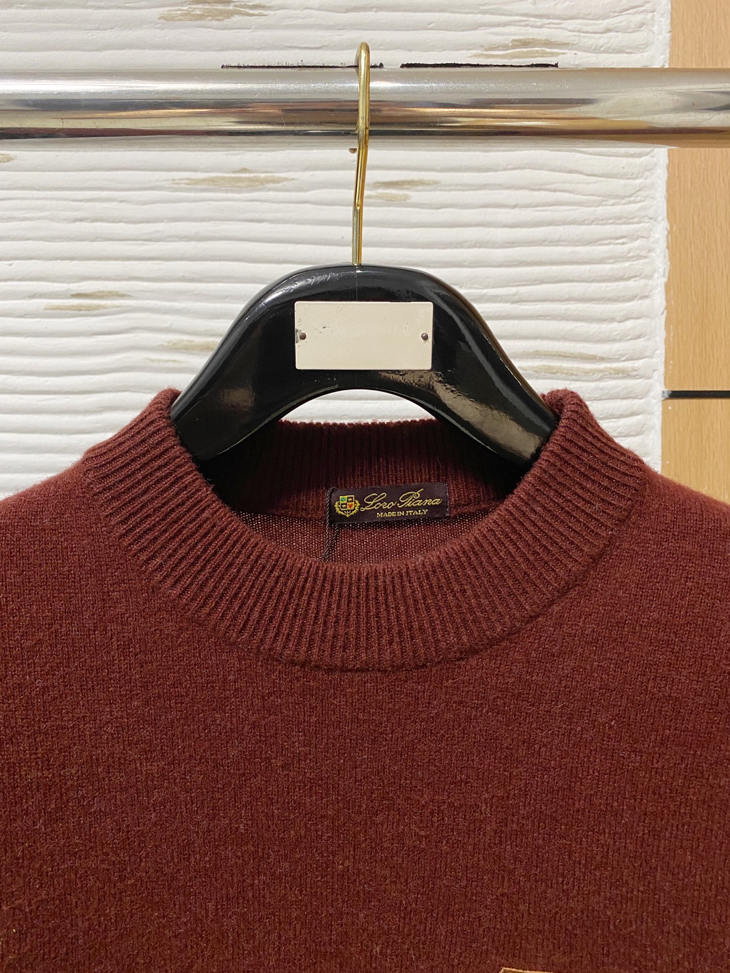 。lP🆕。高端100%美利奴羊毛 保暖更抗起球，秋冬新款高端羊毛套头针织毛衣，时尚刺绣图案提花时尚休闲织