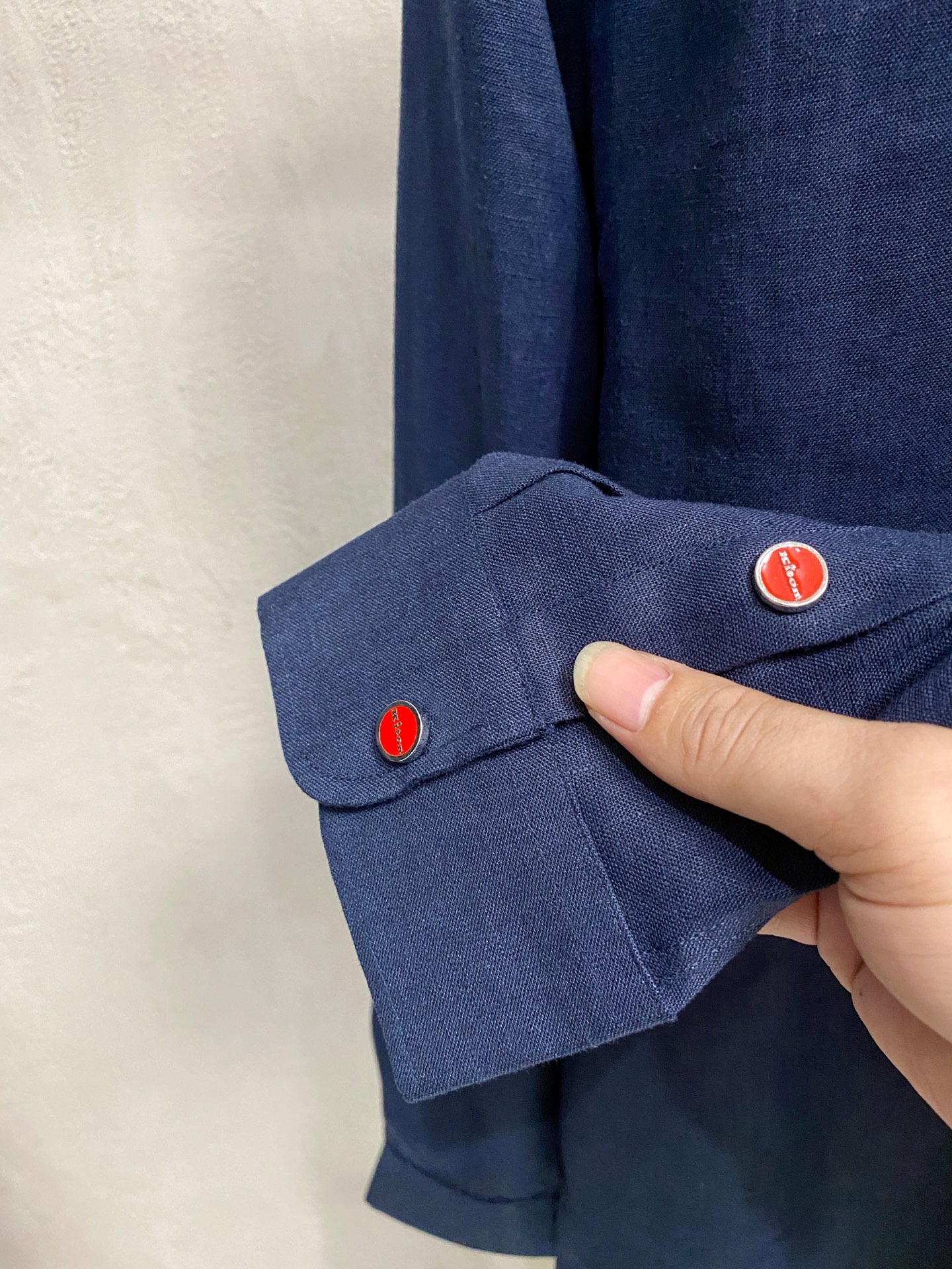 巅峰制造，最好卖的六色最全亚麻！！！Kiton亚麻刺绣Logo红点衬衫｜慵懒骨子里的高级感轻盈的呼吸感，