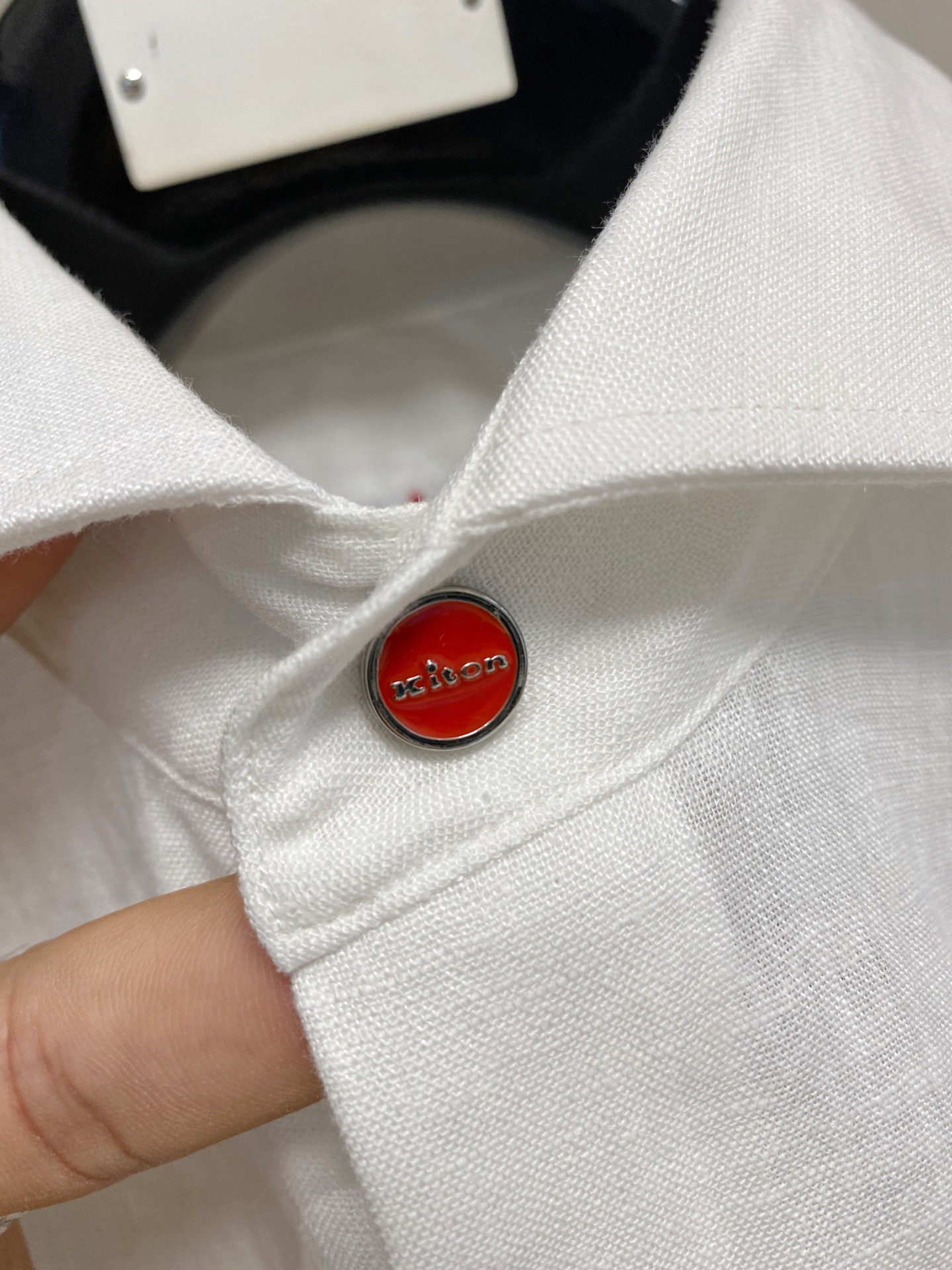 巅峰制造，最好卖的六色最全亚麻！！！Kiton亚麻刺绣Logo红点衬衫｜慵懒骨子里的高级感轻盈的呼吸感，