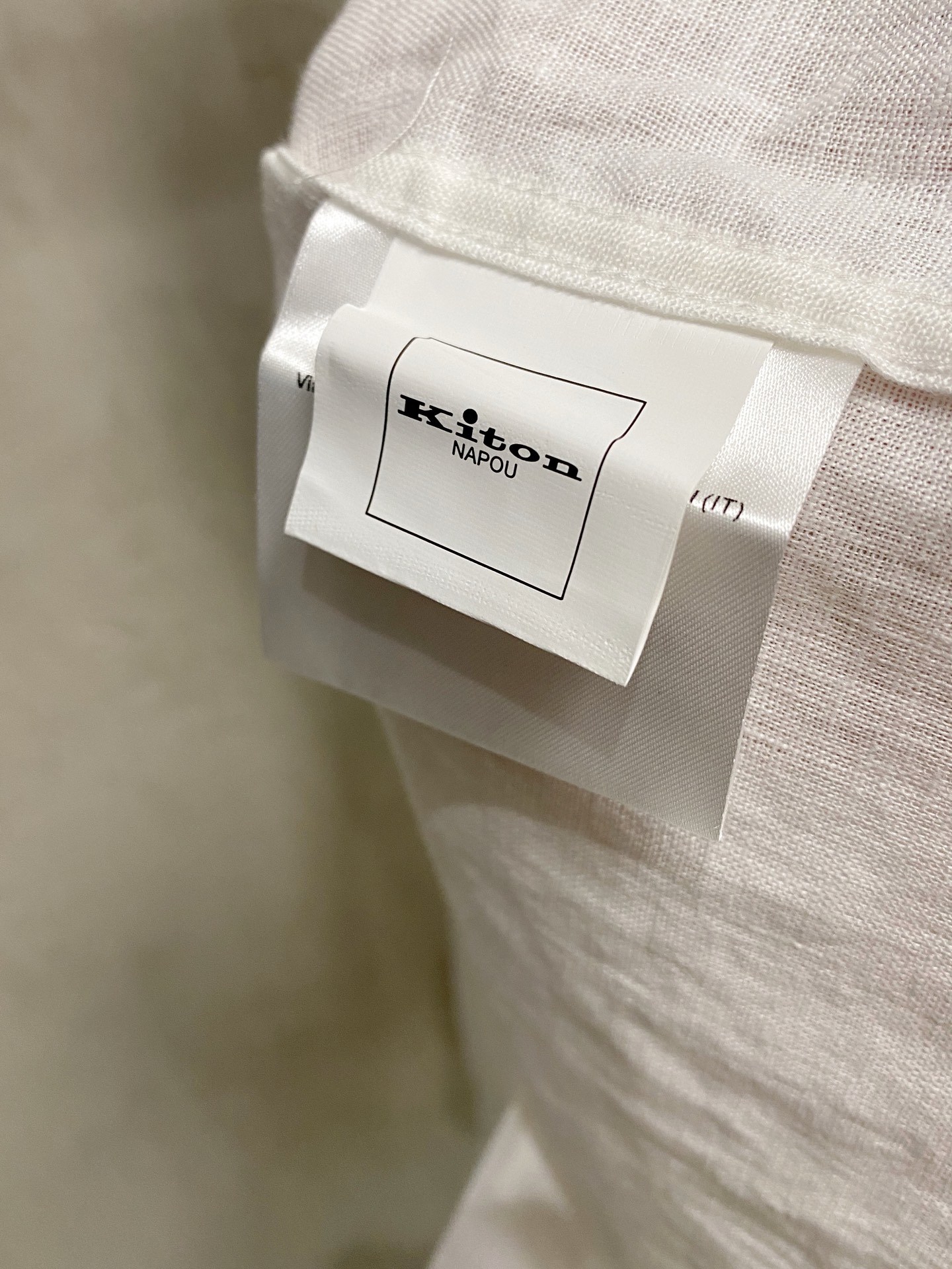 巅峰制造，最好卖的六色最全亚麻！！！Kiton亚麻刺绣Logo红点衬衫｜慵懒骨子里的高级感轻盈的呼吸感，