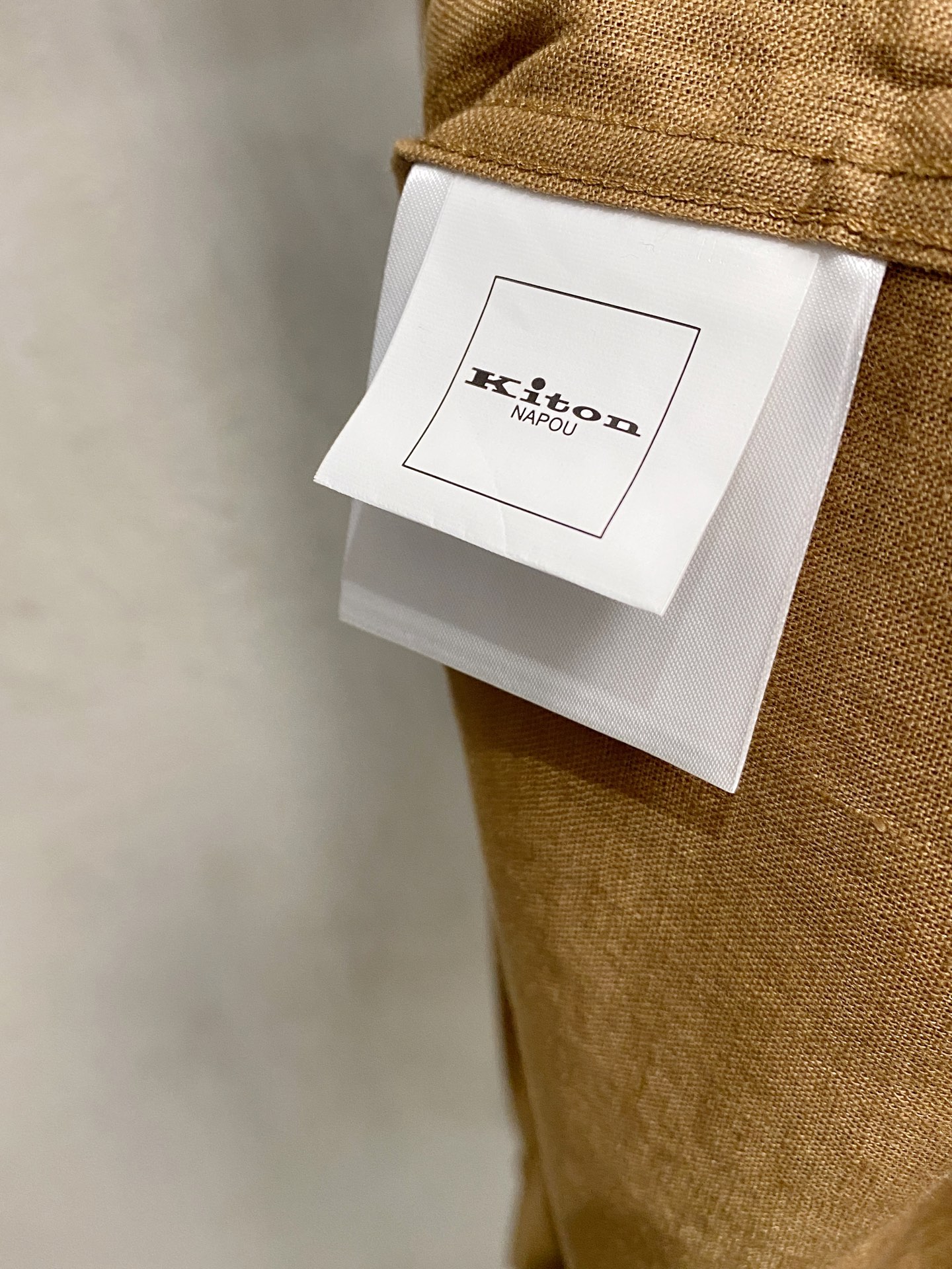 巅峰制造，最好卖的六色最全亚麻！！！Kiton亚麻刺绣Logo红点衬衫｜慵懒骨子里的高级感轻盈的呼吸感，