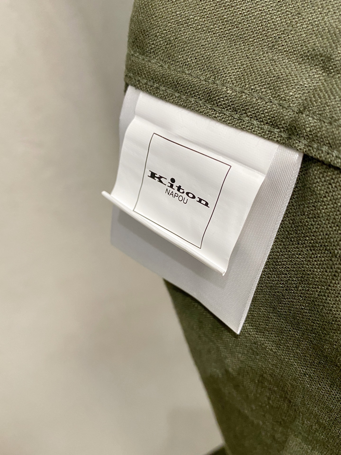 巅峰制造，最好卖的六色最全亚麻！！！Kiton亚麻刺绣Logo红点衬衫｜慵懒骨子里的高级感轻盈的呼吸感，