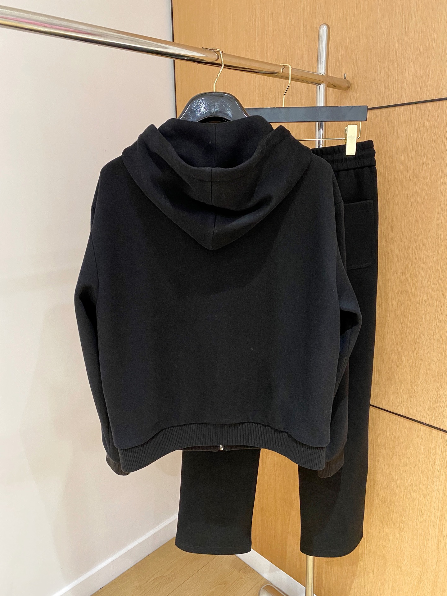 。一套发售 独家首发❤️高端原单品质BC 老钱风穿搭 重磅羊毛羊绒套装！飞行夹克拉链翻领羊绒外套搭配 直