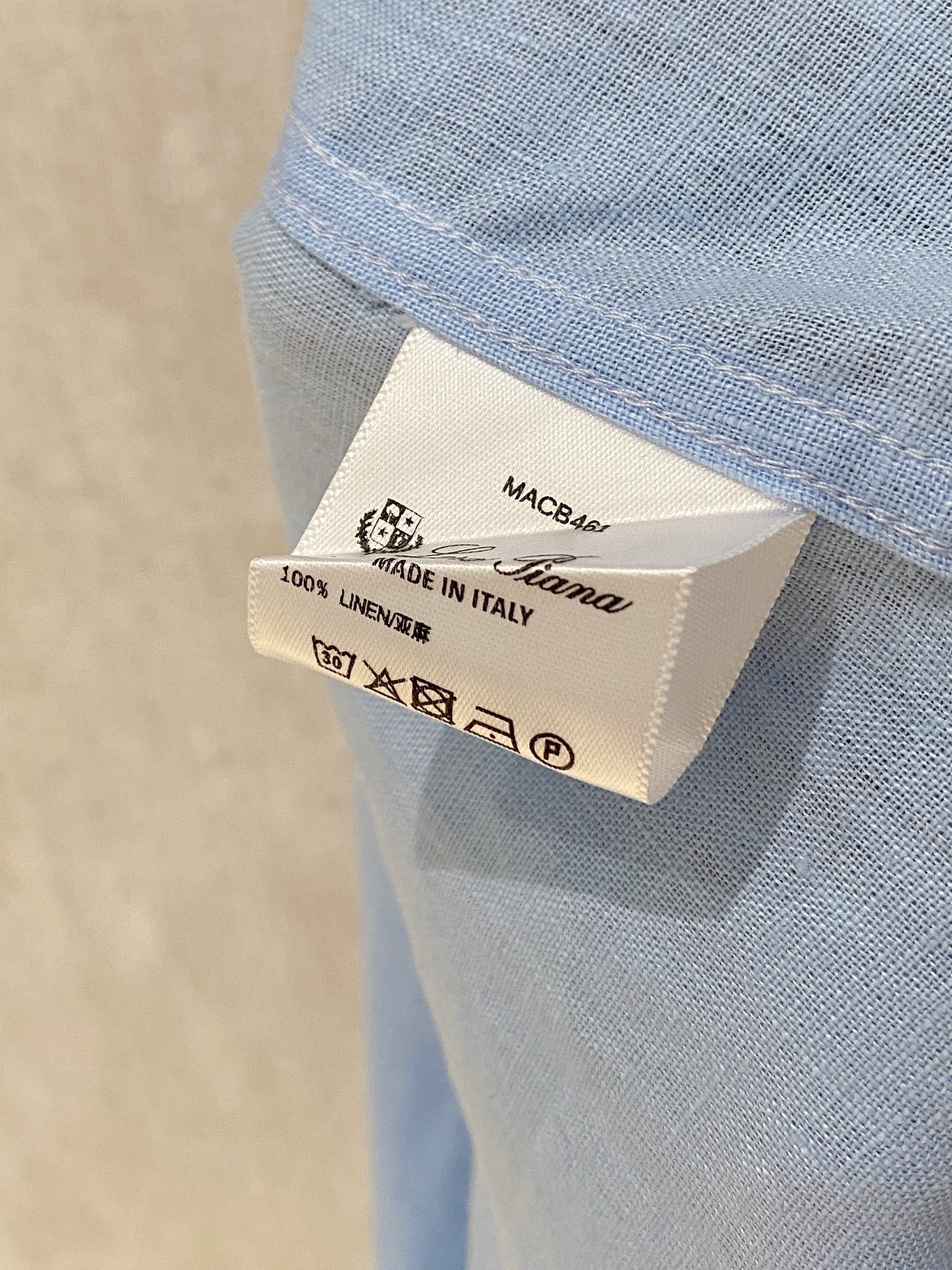 🌾退换🔥史诗级别的亚麻衬衫，独家巨献，胸前刺绣logo多色入荷。原汁原味100%亚麻面料衬衫，麻料以其独