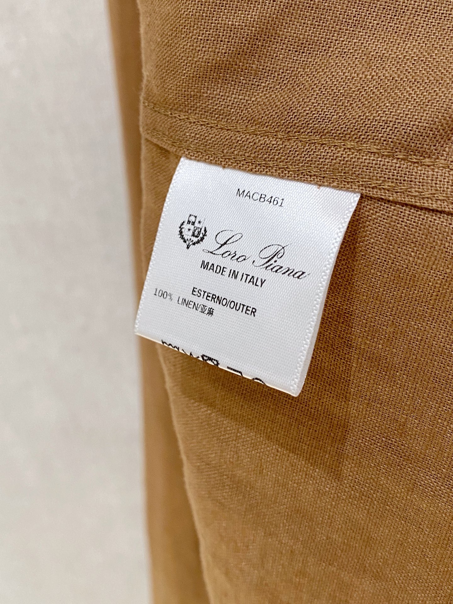 🌾退换🔥史诗级别的亚麻衬衫，独家巨献，胸前刺绣logo多色入荷。原汁原味100%亚麻面料衬衫，麻料以其独