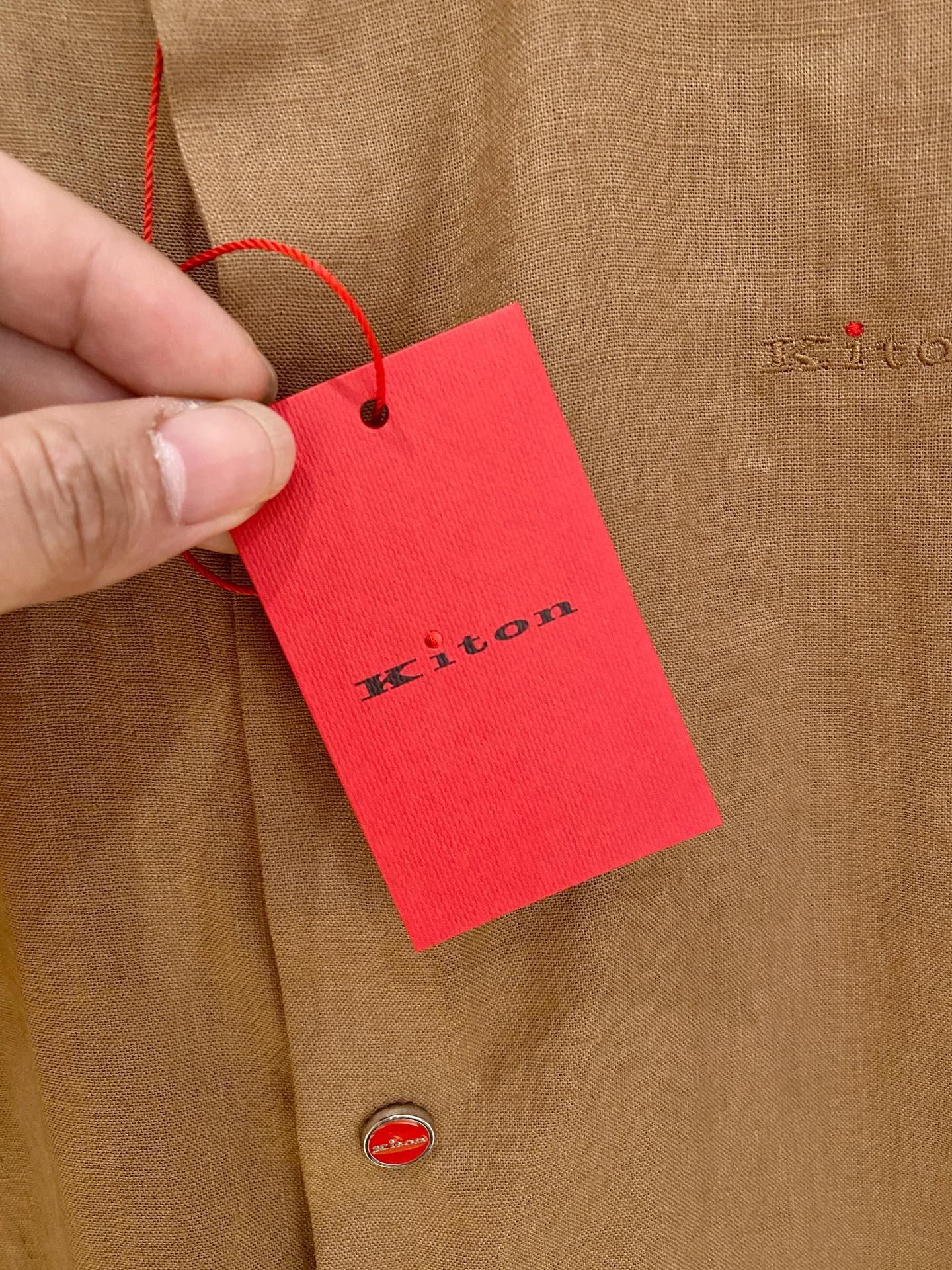 🌾退换🔥史诗级别的亚麻衬衫，独家巨献，胸前刺绣logo多色入荷。原汁原味100%亚麻面料衬衫，麻料以其独