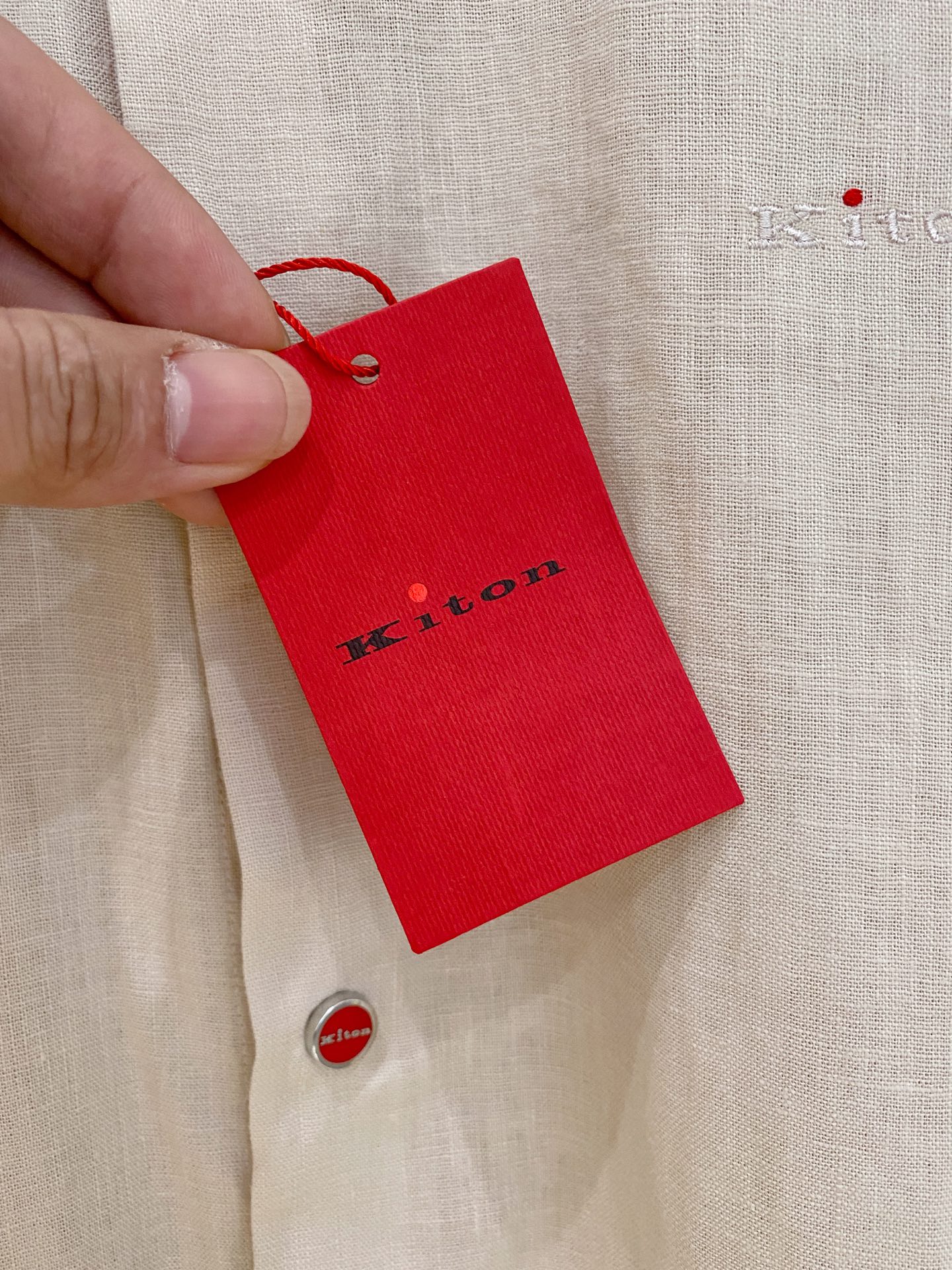 🌾退换🔥史诗级别的亚麻衬衫，独家巨献，胸前刺绣logo多色入荷。原汁原味100%亚麻面料衬衫，麻料以其独