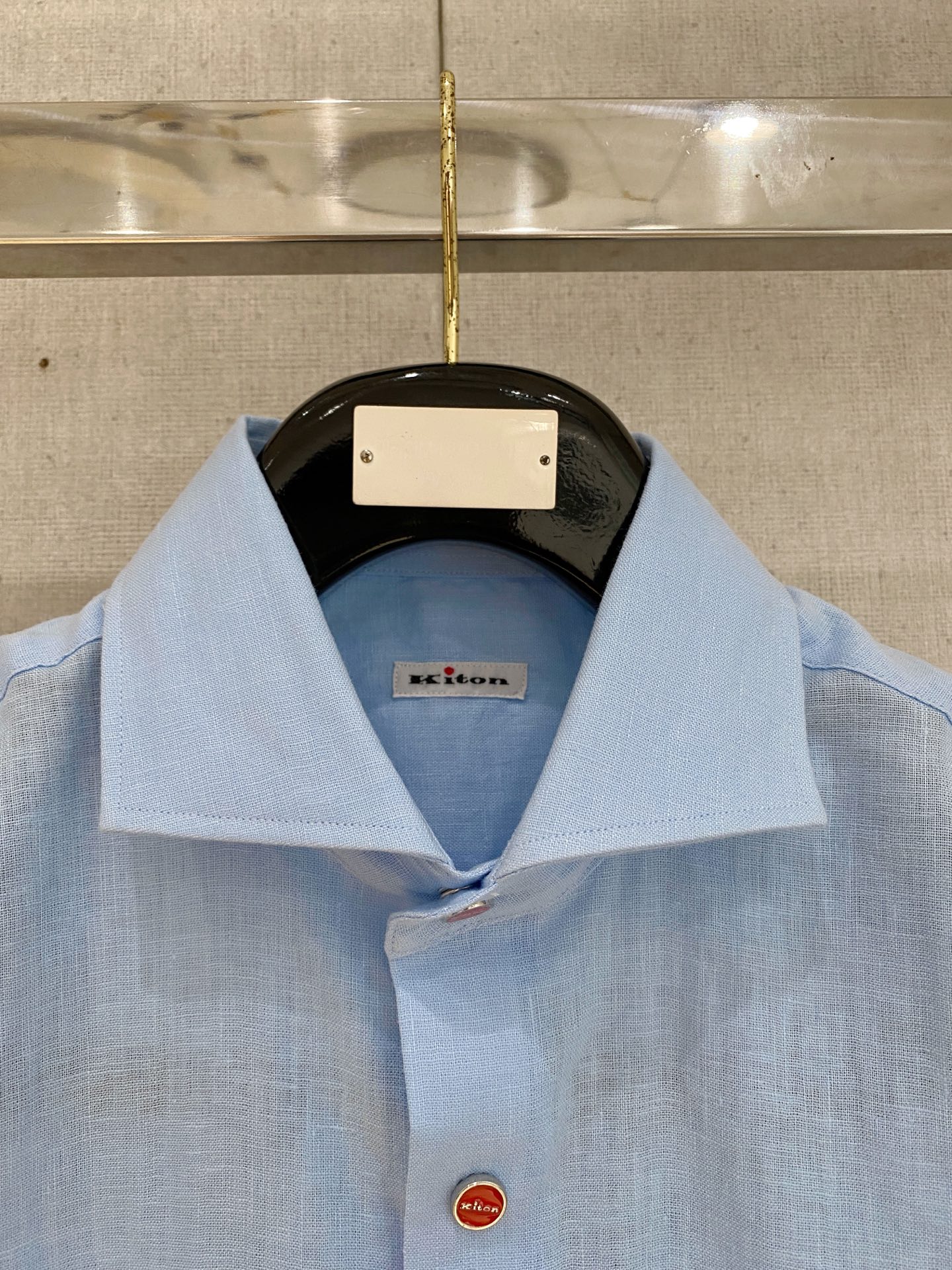 🌾退换🔥史诗级别的亚麻衬衫，独家巨献，胸前刺绣logo多色入荷。原汁原味100%亚麻面料衬衫，麻料以其独