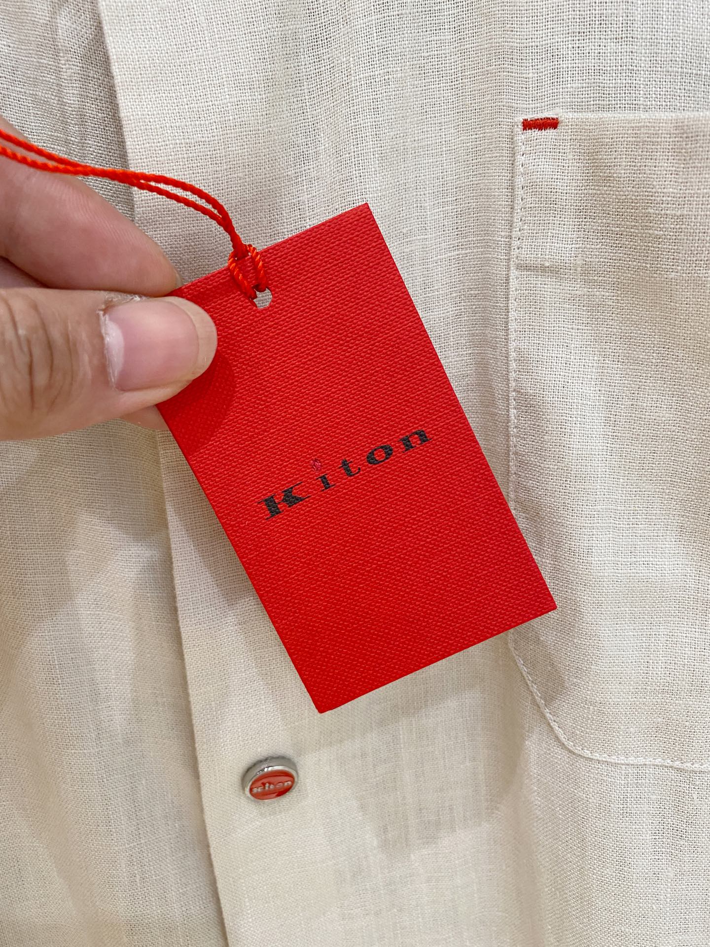 🌾退换🔥史诗级别的亚麻衬衫，独家巨献，胸前刺绣logo多色入荷。原汁原味100%亚麻面料衬衫，麻料以其独