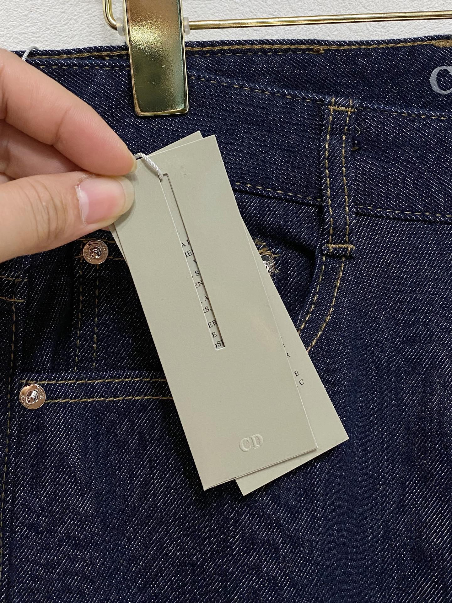 🇫🇷DIOR 原单牛仔裤 2025新品，原版牛仔裤 原版重工打造，品牌经典LOGO设计，三标齐全！原版五