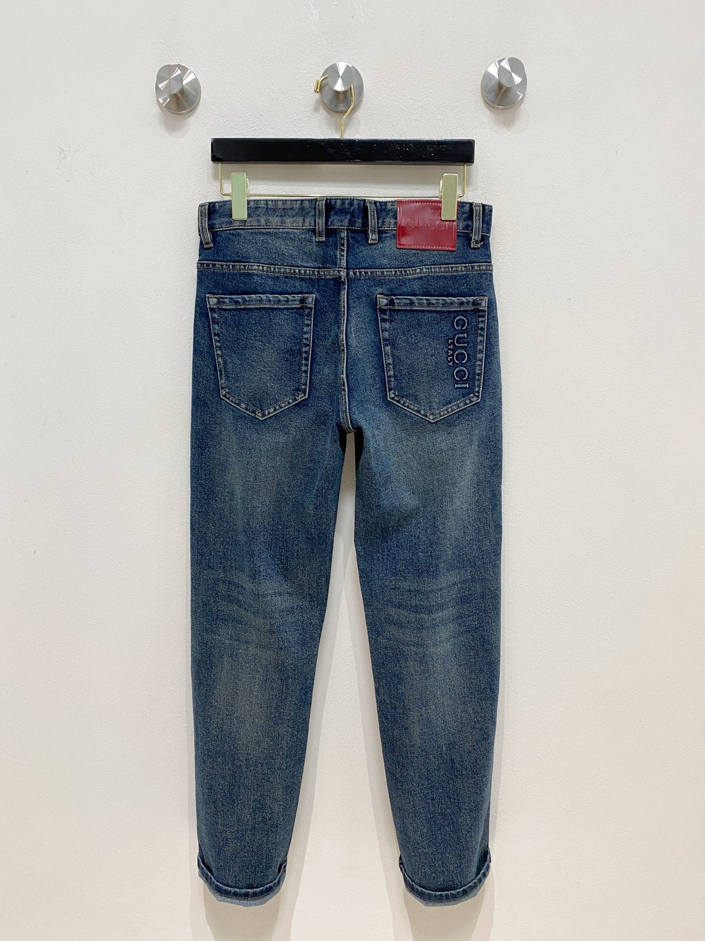 🇫🇷GUCCI 原单牛仔裤 2025新品，原版牛仔裤 原版重工打造，品牌经典LOGO设计，三标齐全！原版