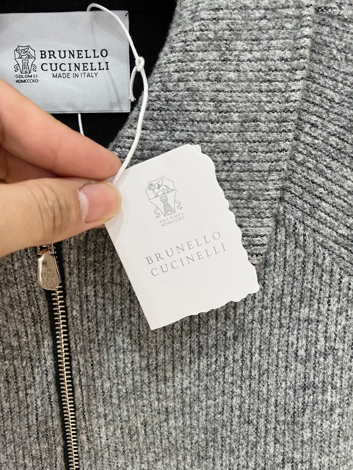 BC-Brunello Cucineli 🆕25FW秋冬新款老钱风羊毛夹克翻领外套，选用进口羊毛面料混纺