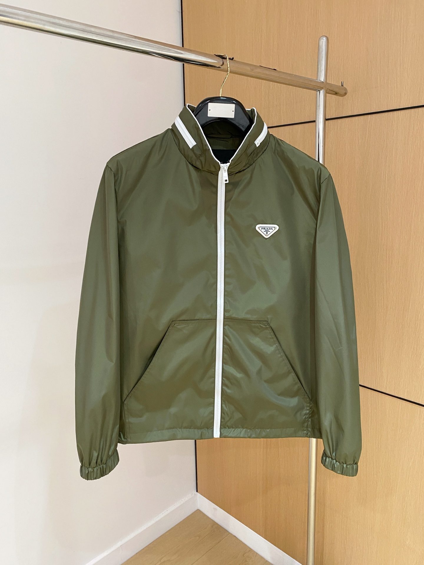 Prada Olive Zip Jacket