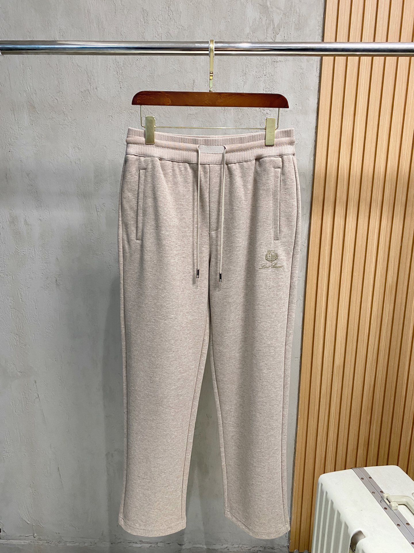 Loro Piana Men's Wool Blend Knit Lounge Pants - Relaxed Fit, Comfortable