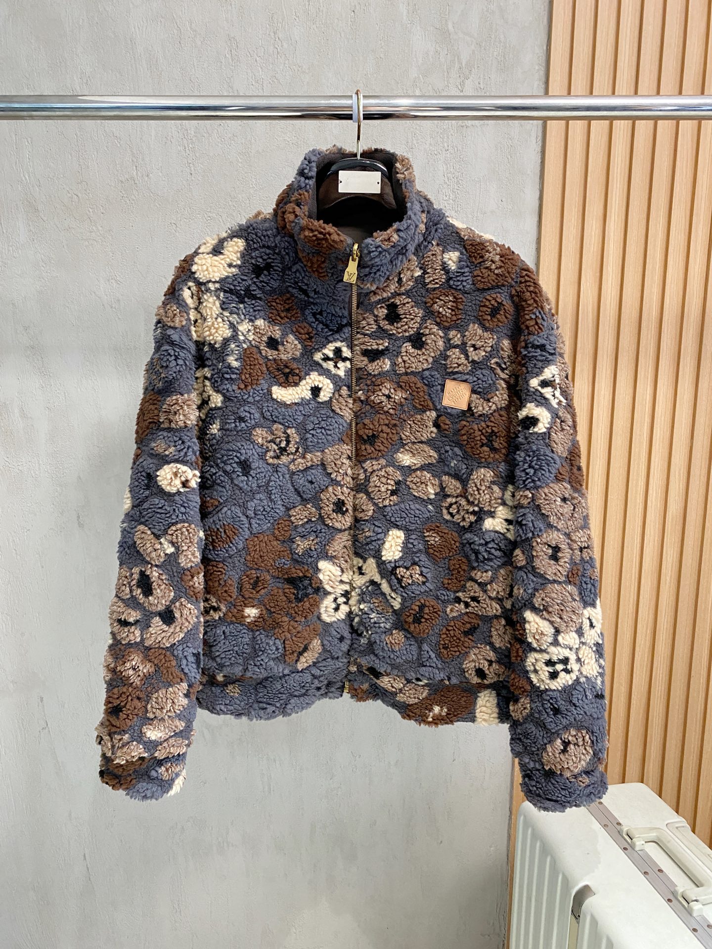 Louis Vuitton x Nigo FW25 Tweezijdig Fleece Jack met Lange Mouwen - Heren