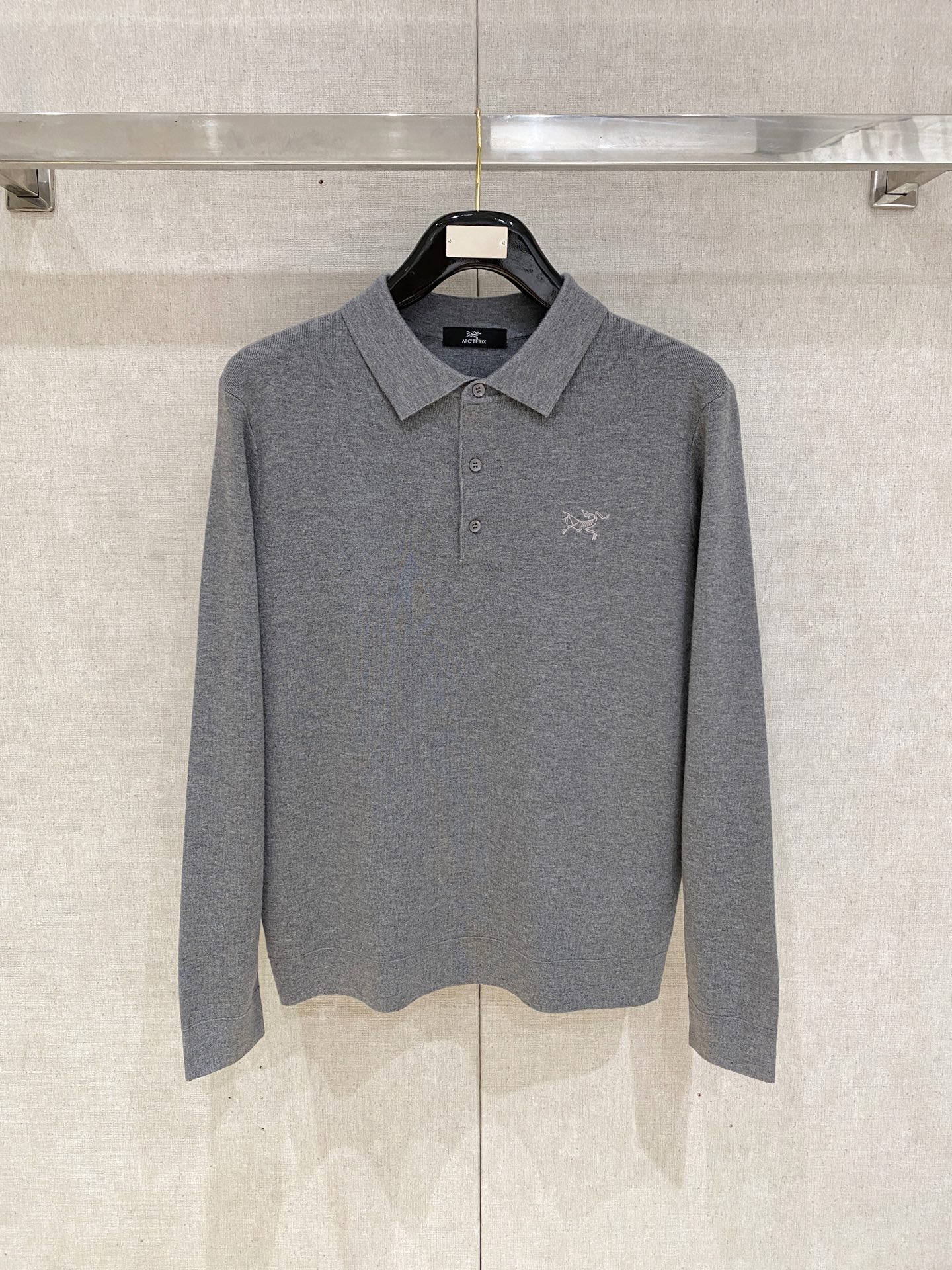 NO:614206,ARC’TERYX Men’s Basic Cardigan Classic Embroidered Logo Size 48-58 (M-4XL), arc’teryx, alexander wang19860909ARC’TERYX 始祖鸟 男士基础款羊毛衫 经典刺绣logo 码数48-58（M-4XL）,arc'teryx,alexander wang,Men's clothing