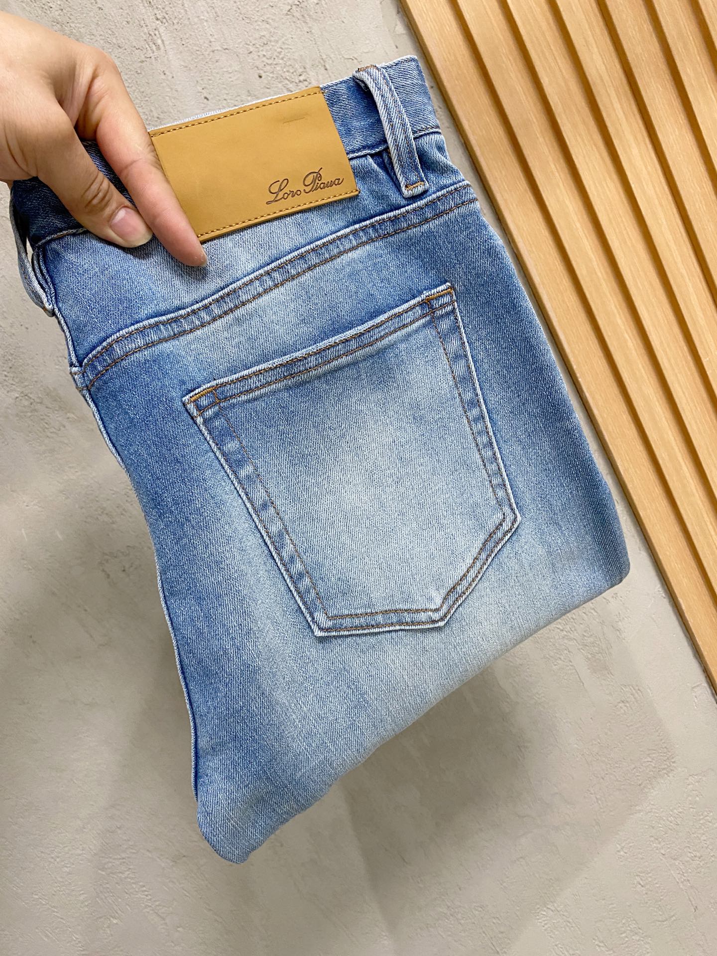 Loro piana# 26春夏原单男士时装休闲丹宁牛仔裤香港洋行渠道货，高端日本代工出品，重磅白金级臻