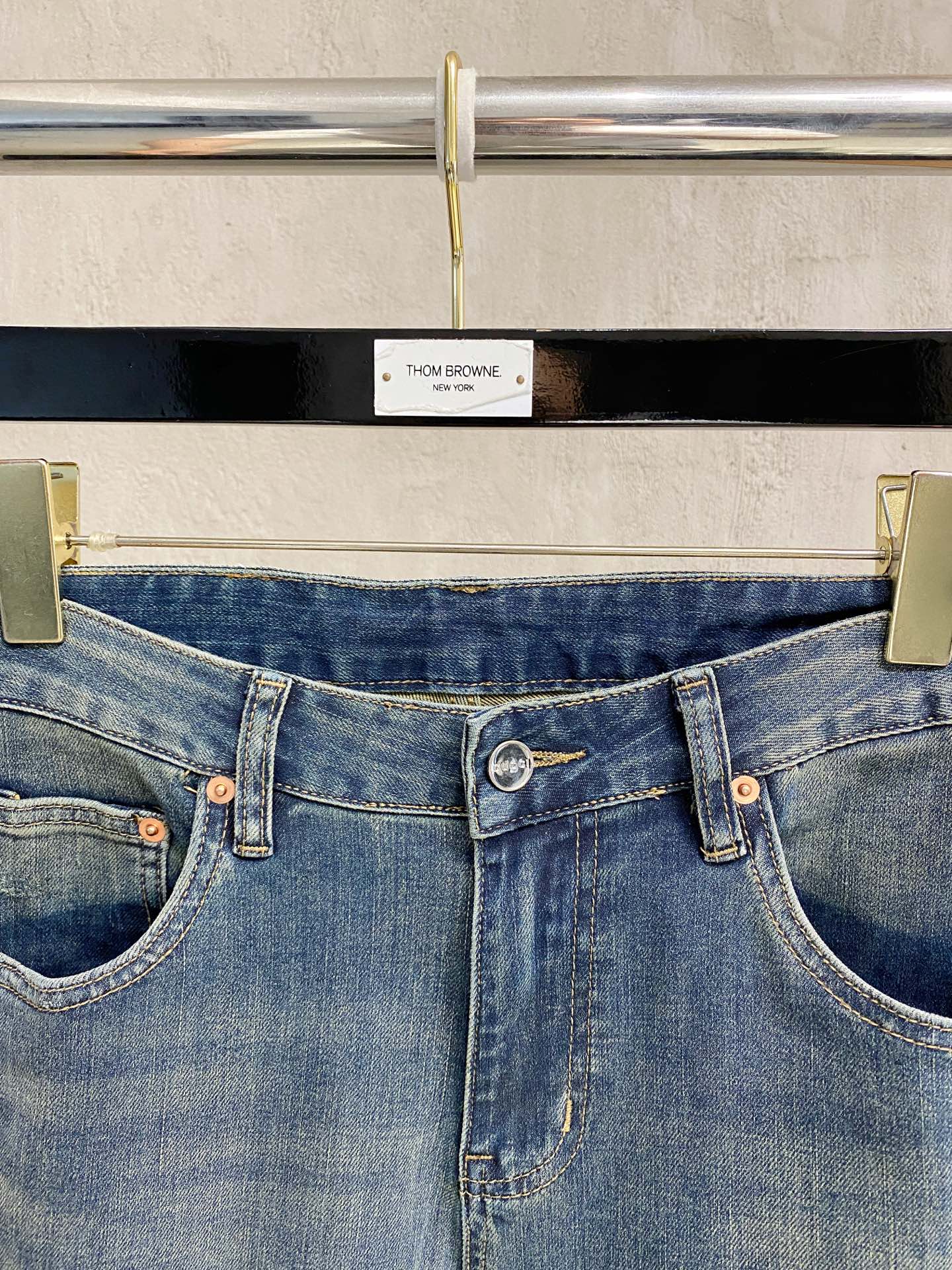 GU# 26春夏原单男士时装休闲丹宁牛仔裤香港洋行渠道货，高端日本代工出品，重磅白金级臻品，专柜同渠道订