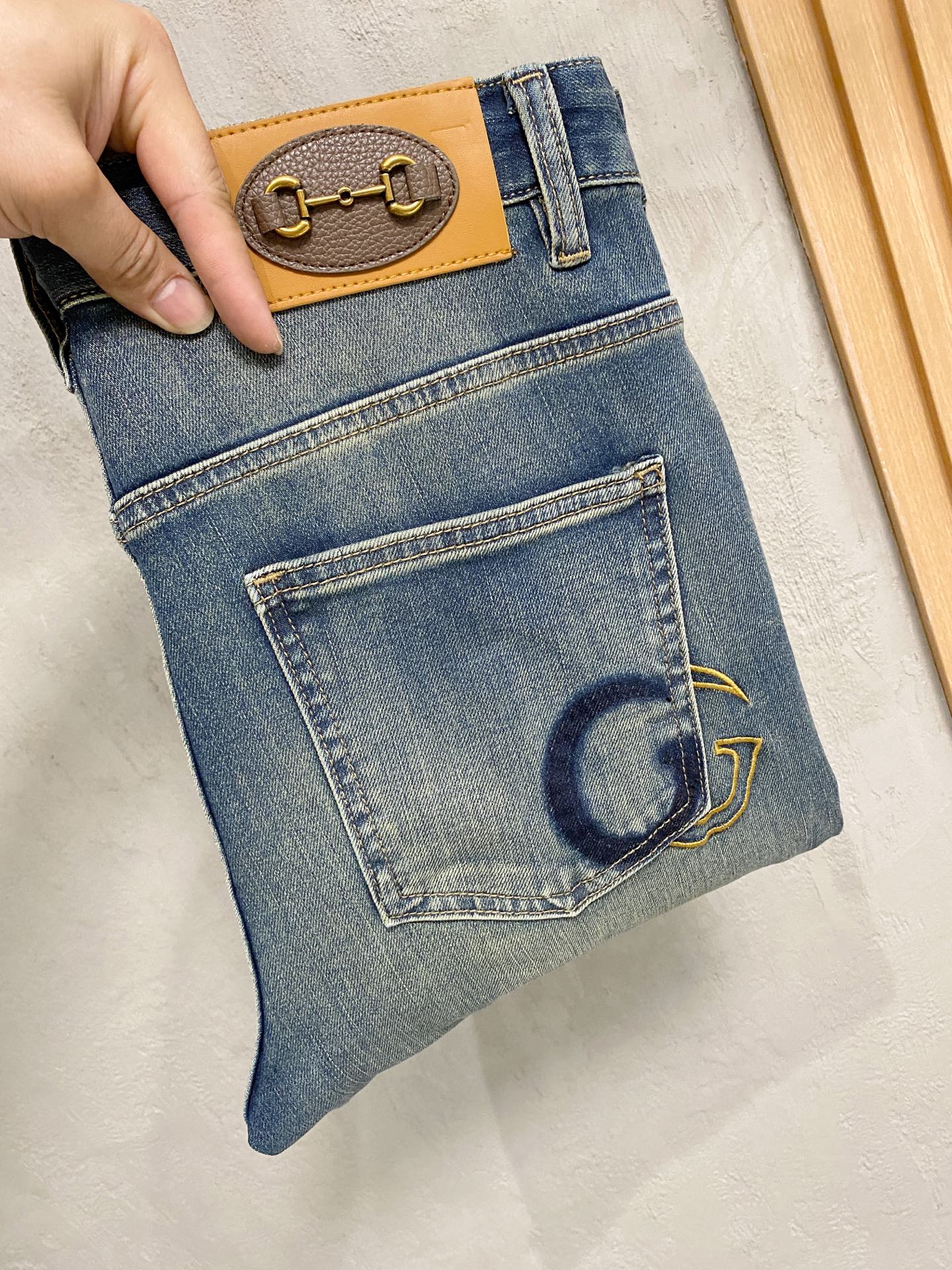 GU# 26春夏原单男士时装休闲丹宁牛仔裤香港洋行渠道货，高端日本代工出品，重磅白金级臻品，专柜同渠道订