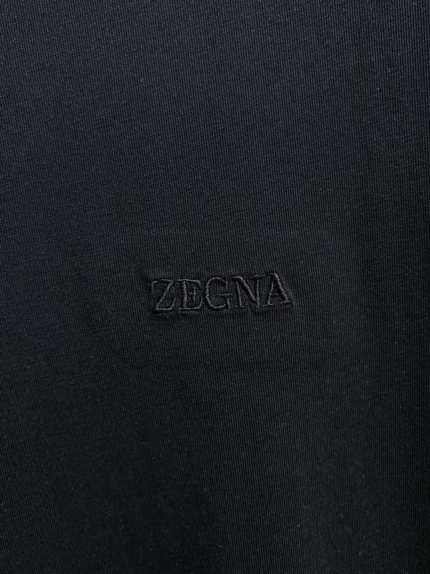 ZZ杰尼亚2026ss夏季最新品，专柜同步有售，时尚休闲圆领短袖T恤，采用进口原版面料，棉+索罗娜面料，