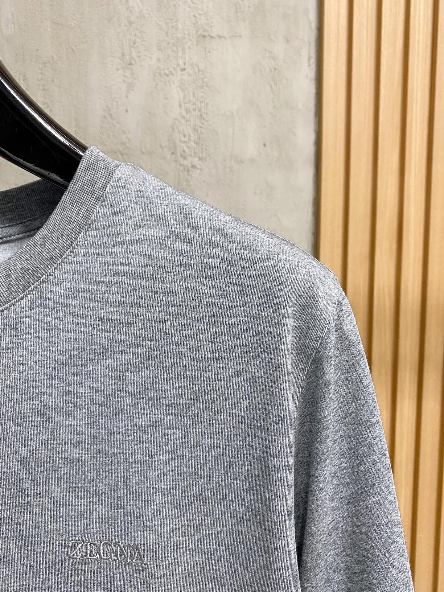 ZZ杰尼亚2026ss夏季最新品，专柜同步有售，时尚休闲圆领短袖T恤，采用进口原版面料，棉+索罗娜面料，