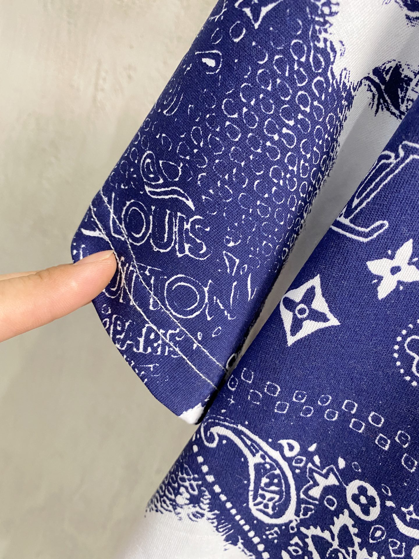 LV Bandana Tie Dye Monogram Tee