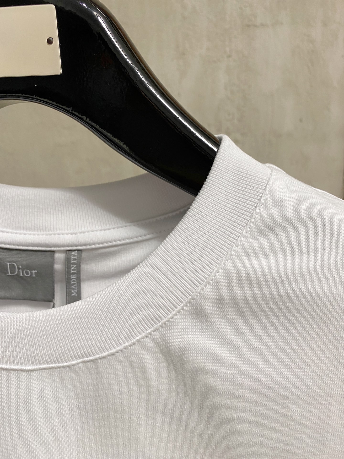 Dior Clover Embroidery Short Sleeve T-Shirt