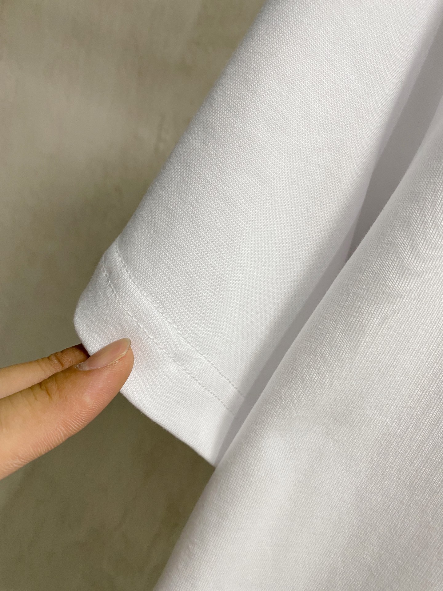 Dior Clover Embroidery Short Sleeve T-Shirt