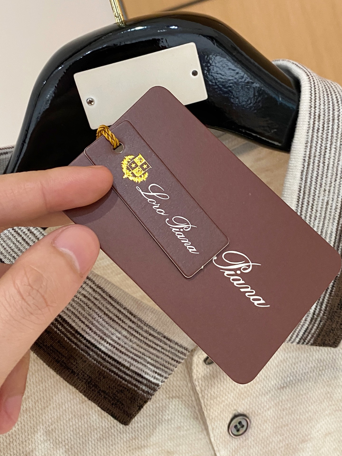 로로피아나 남성 린넨 반팔 티셔츠 상세 이미지 6