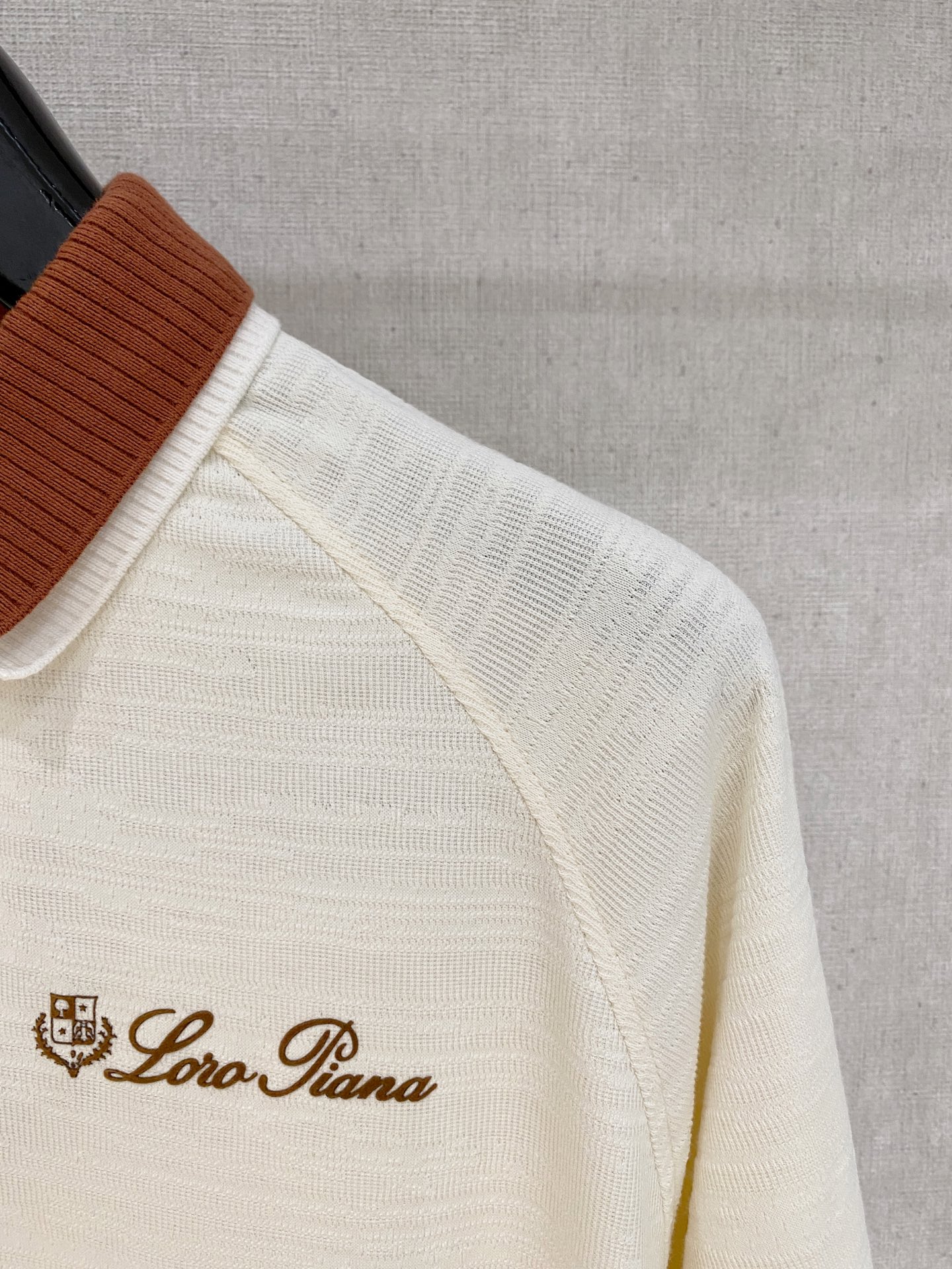 Loro Piana 重磅推荐！春夏新品 专柜在售 时尚高端男装Polo-胸前Logo个性时尚/进口顶极