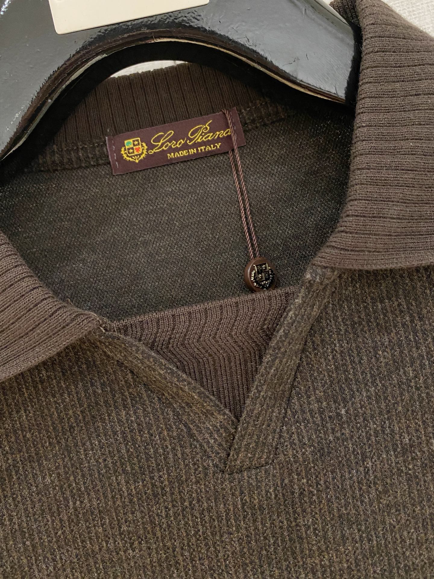 Loro Piana 重磅推荐！春夏新品 专柜在售 时尚高端男装Polo-胸前Logo个性时尚/进口顶极