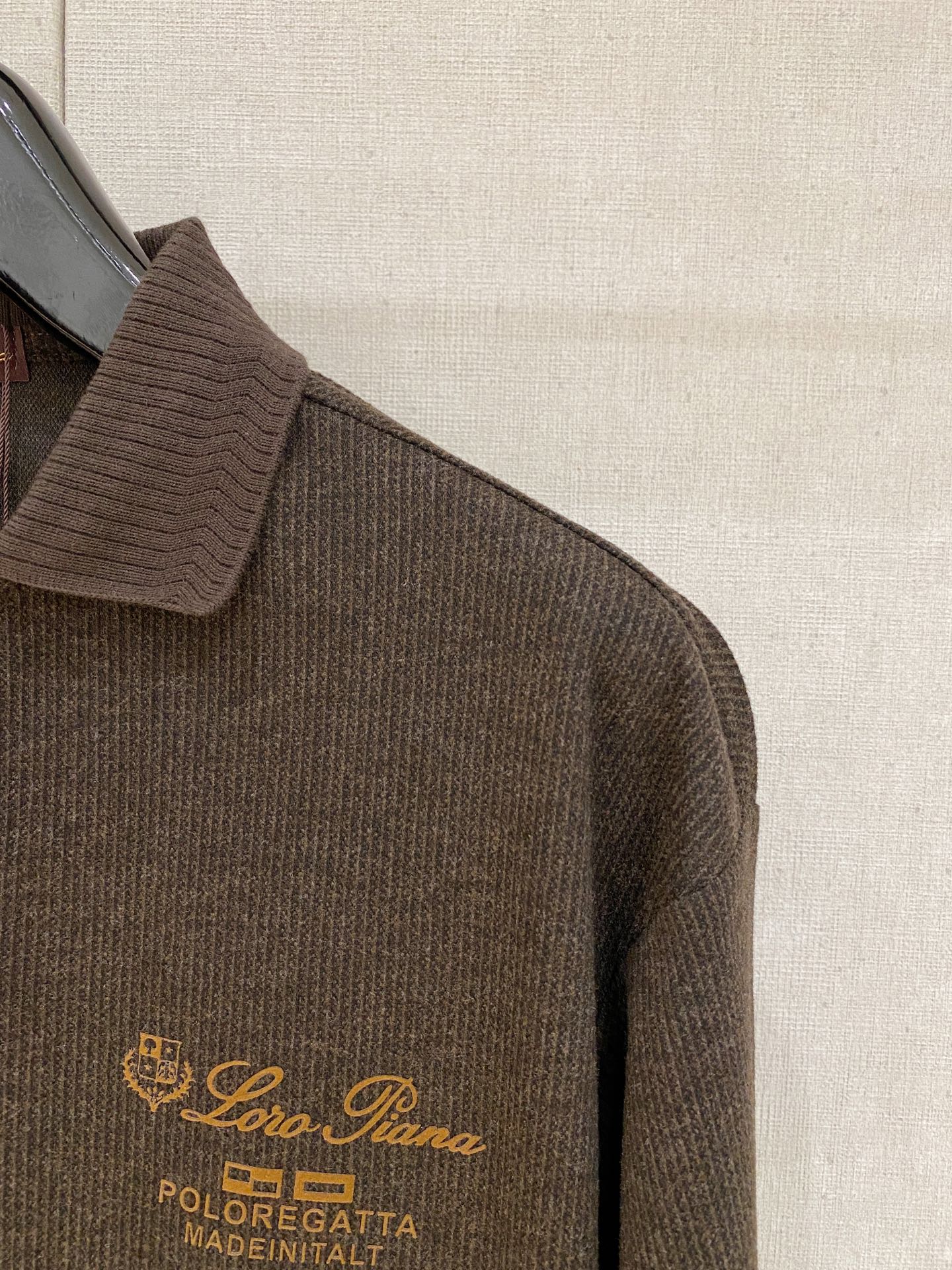 Loro Piana 重磅推荐！春夏新品 专柜在售 时尚高端男装Polo-胸前Logo个性时尚/进口顶极