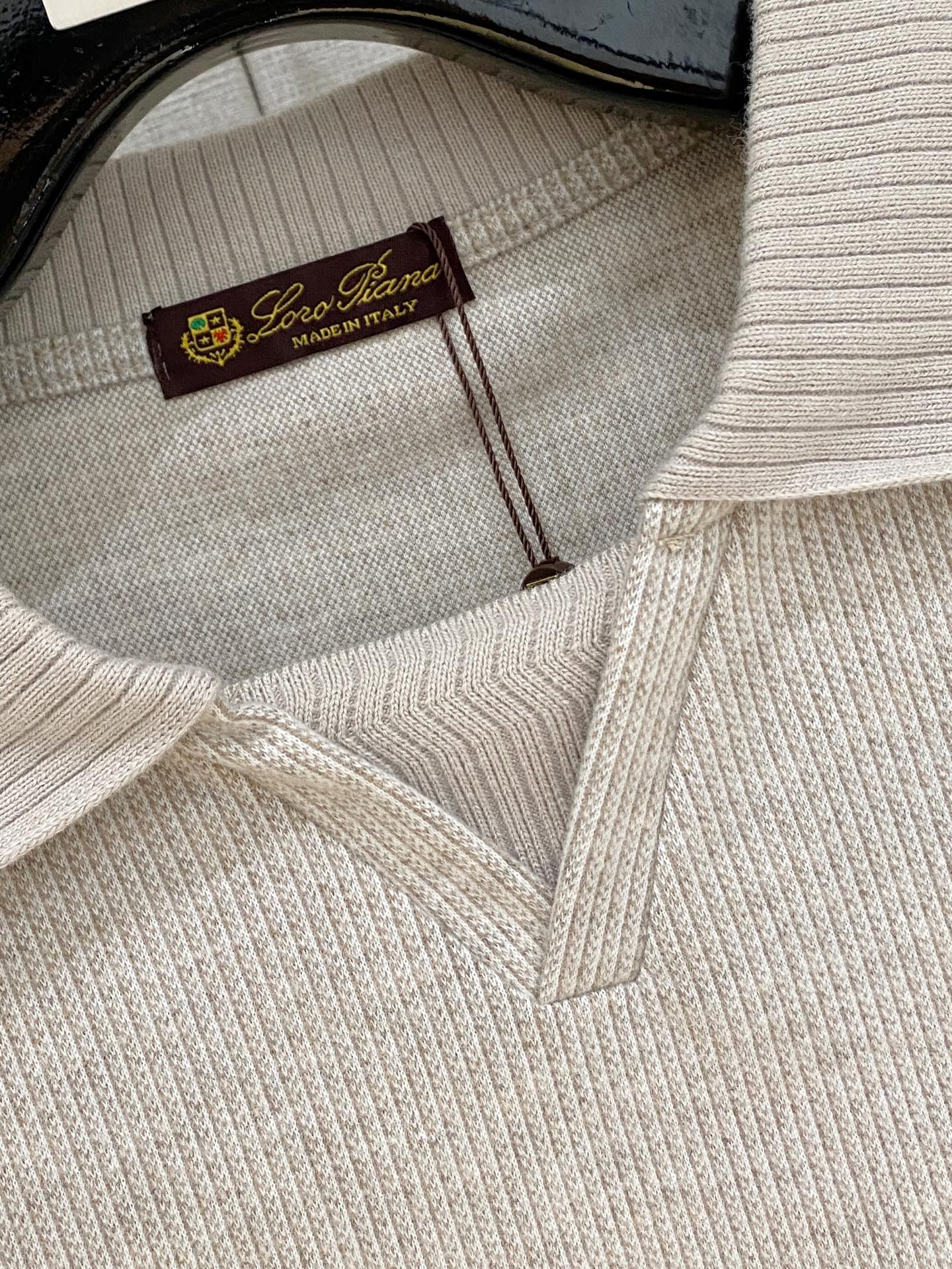 Loro Piana 重磅推荐！春夏新品 专柜在售 时尚高端男装Polo-胸前Logo个性时尚/进口顶极