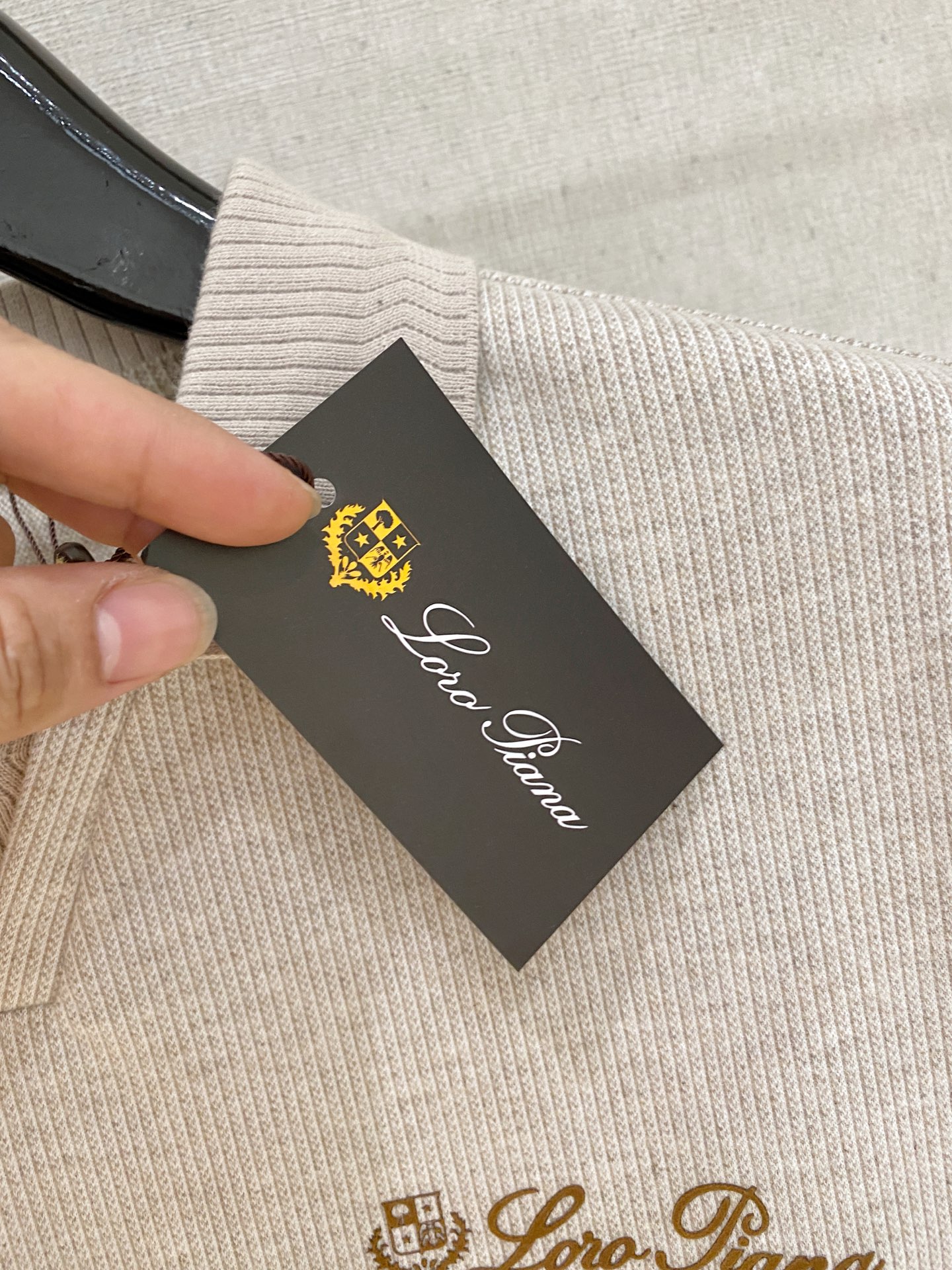 Loro Piana 重磅推荐！春夏新品 专柜在售 时尚高端男装Polo-胸前Logo个性时尚/进口顶极