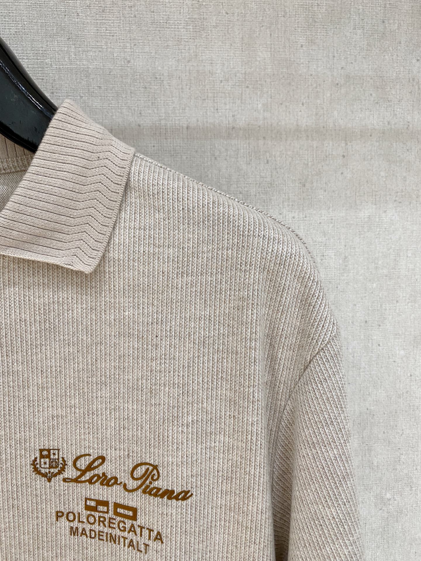 Loro Piana 重磅推荐！春夏新品 专柜在售 时尚高端男装Polo-胸前Logo个性时尚/进口顶极