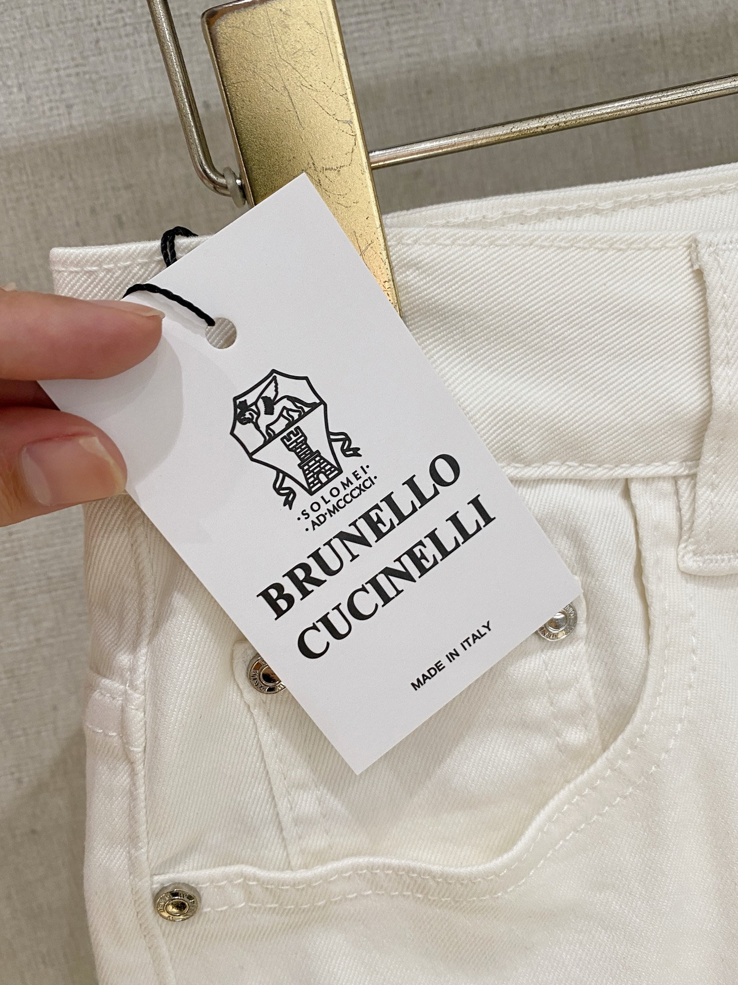Brunello Cucinelli💎2026夏季短裤最新⚡️推出男士薄款牛仔短裤新品！重工水洗牛仔面料