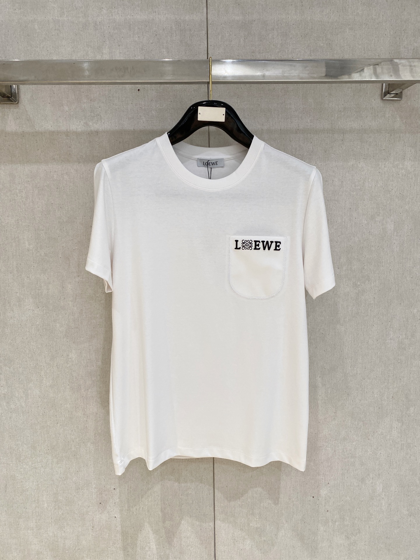 Loewe White Logo Pocket T-Shirt