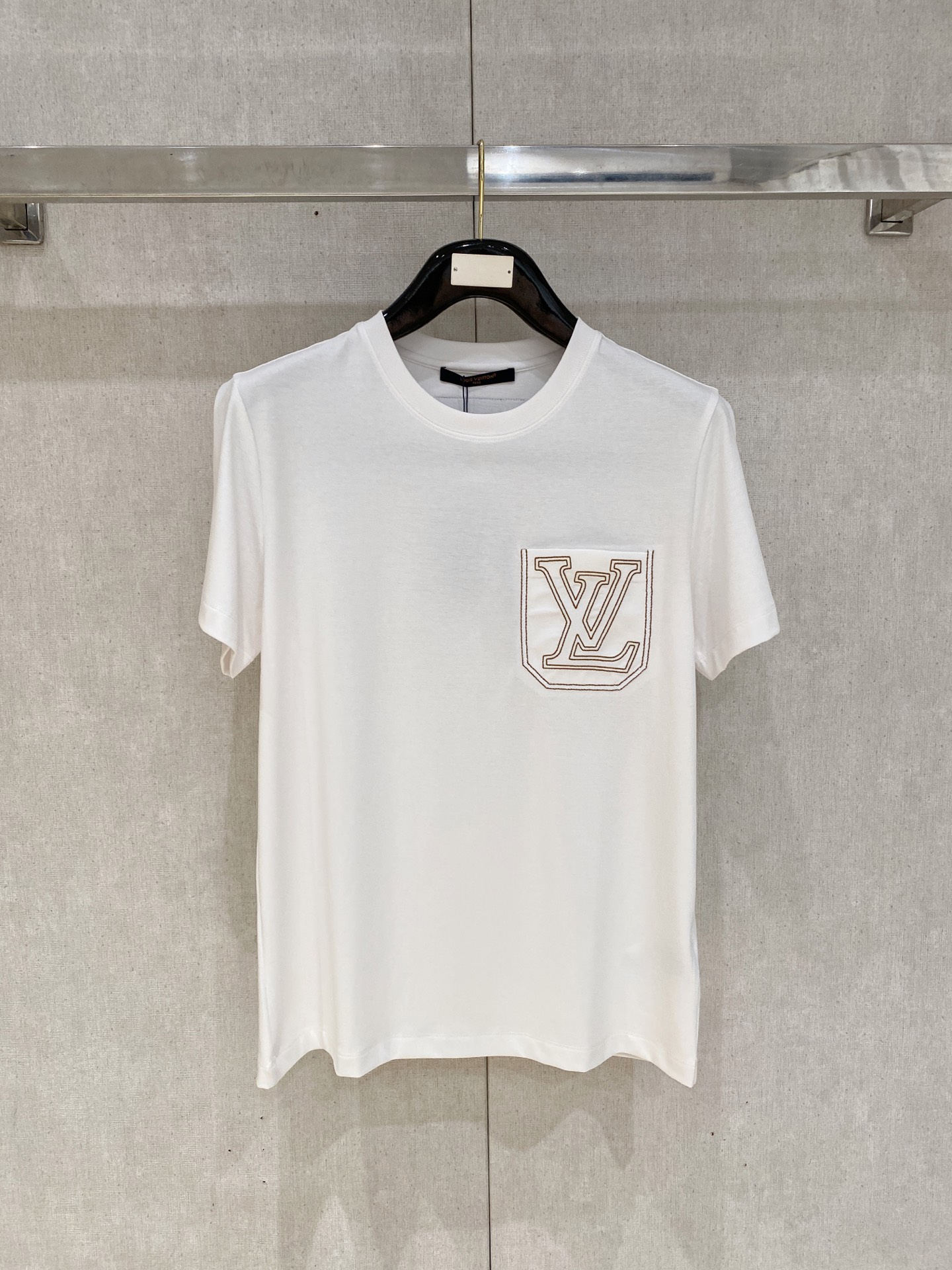 Louis Vuitton White Chest Logo T-Shirt