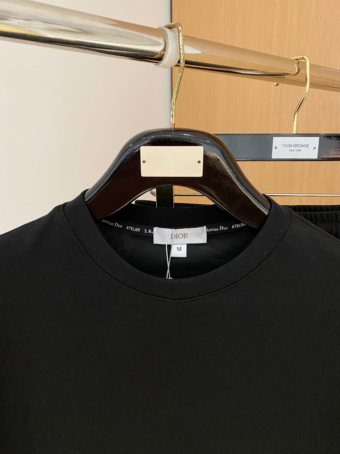 Dior D Logo Embroidery T-shirt Shorts Set