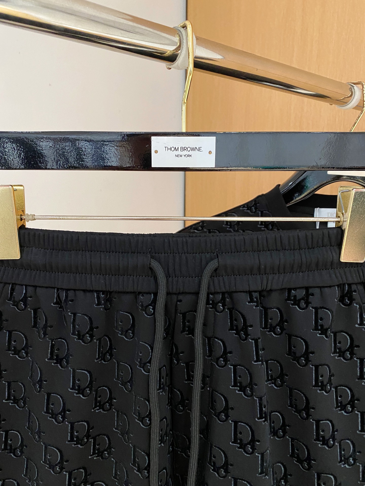 Dior Gradient D Logo T-shirt Shorts Set