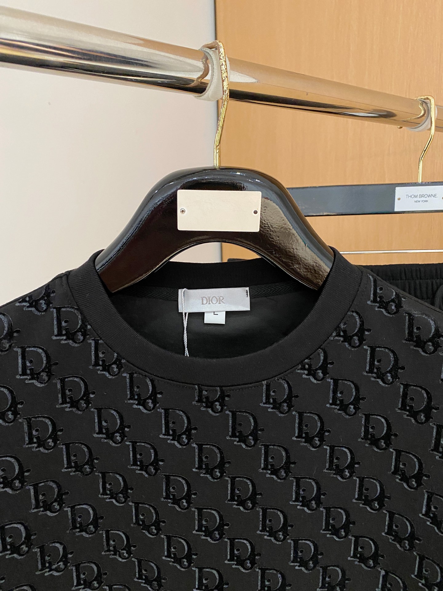 Dior Gradient D Logo T-shirt Shorts Set