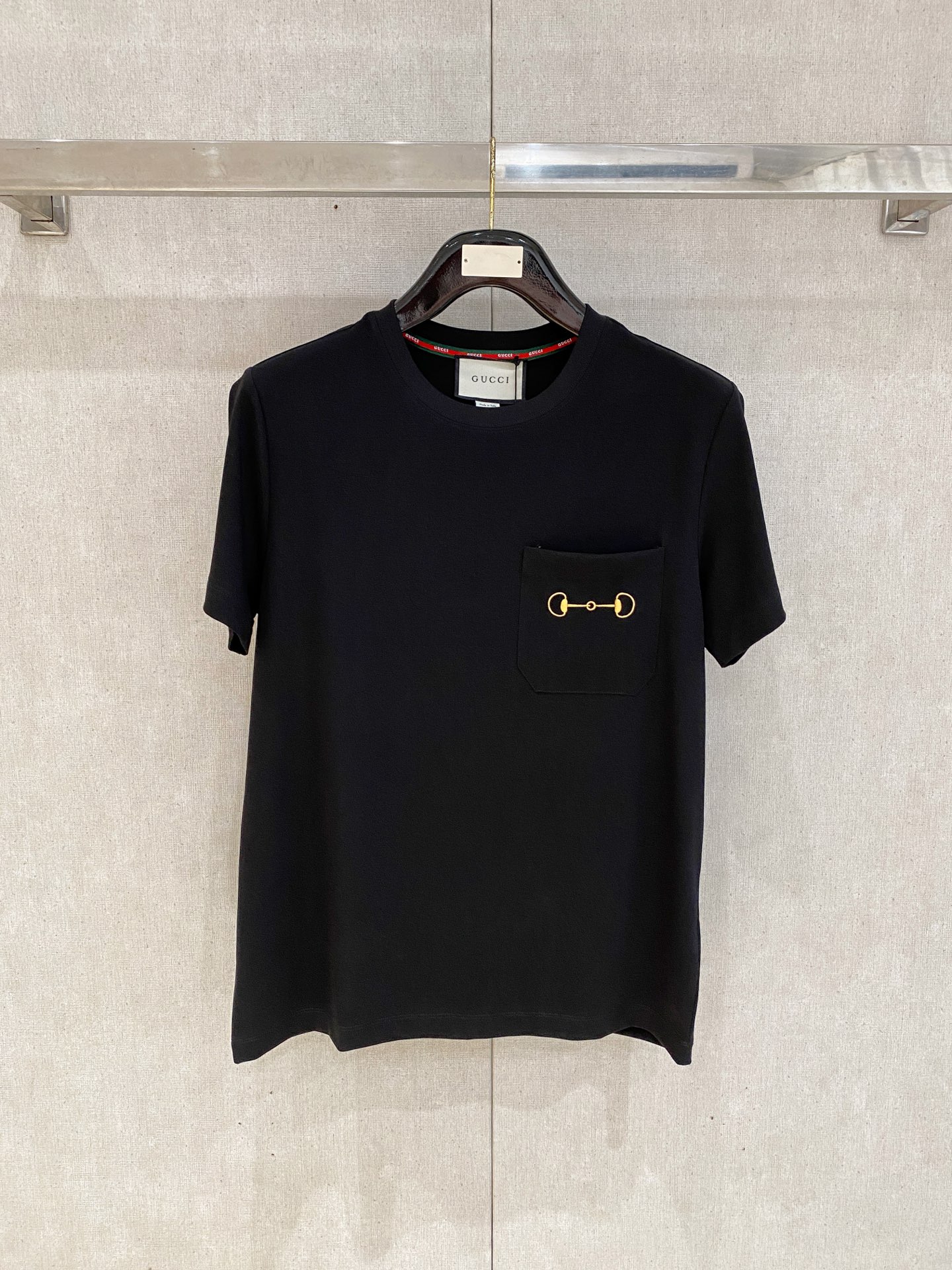 Gucci Black Chest Pocket T-Shirt