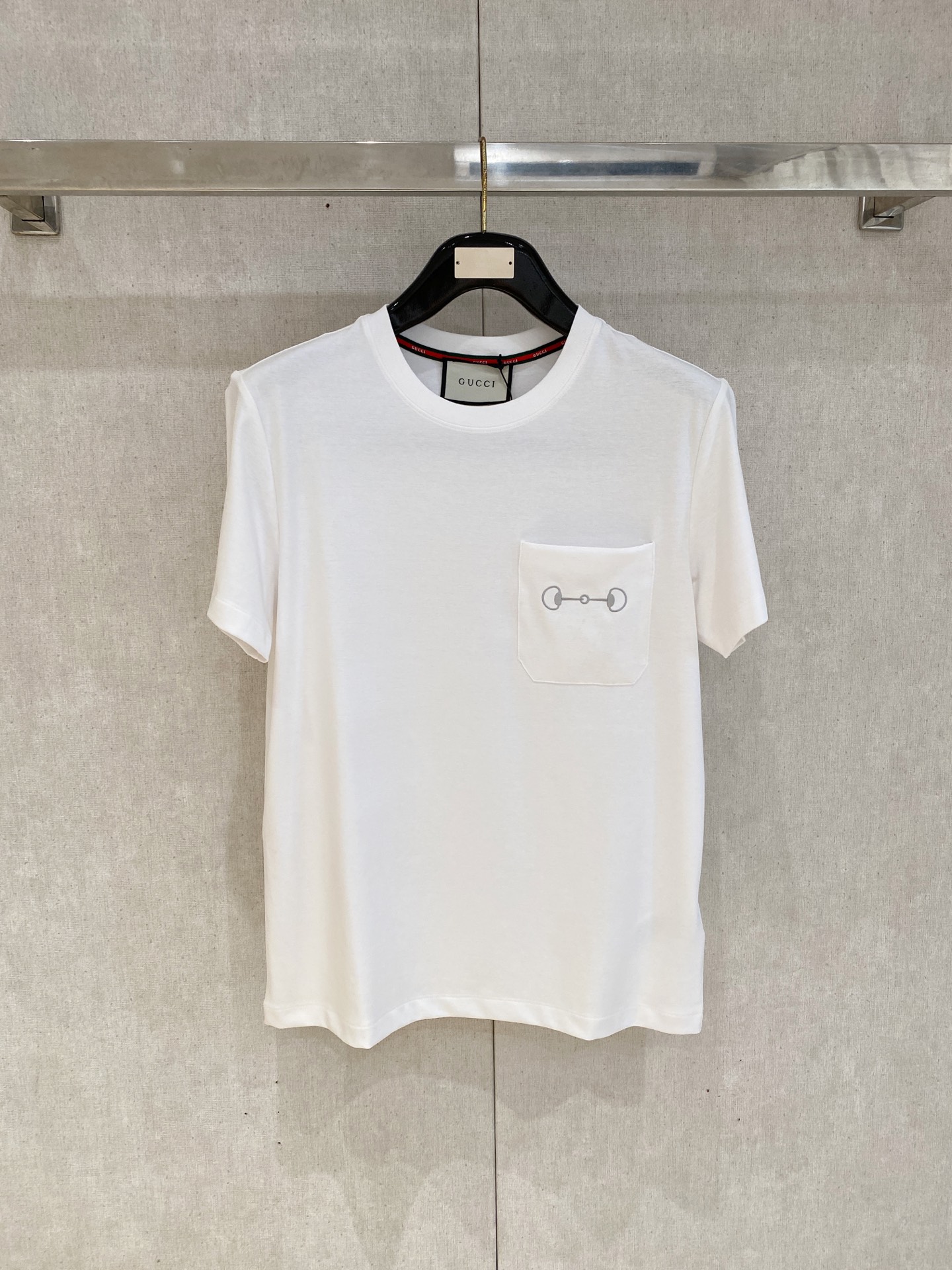 Gucci White Chest Pocket T-Shirt
