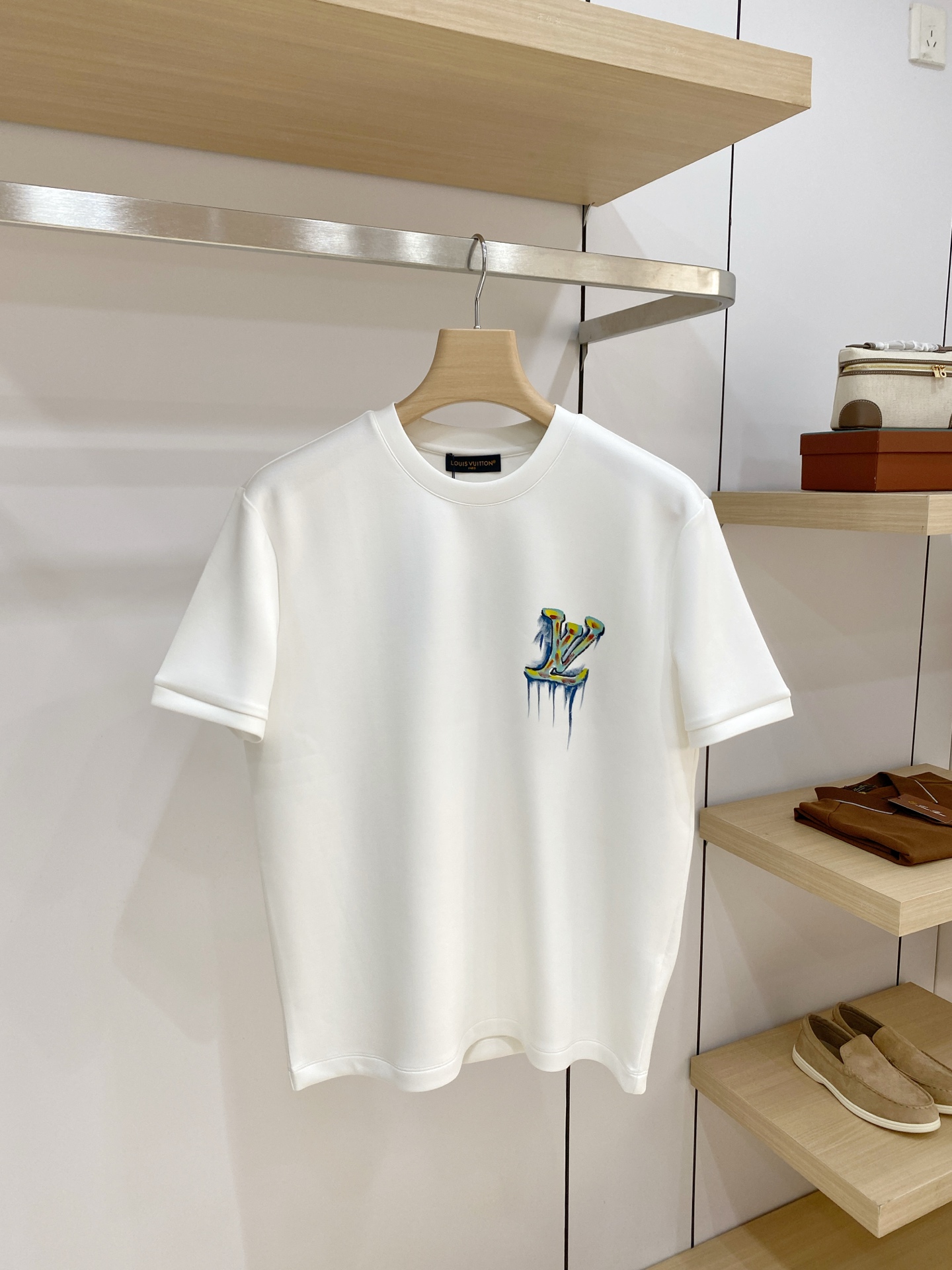 Louis Vuitton White Graphic T Shirt