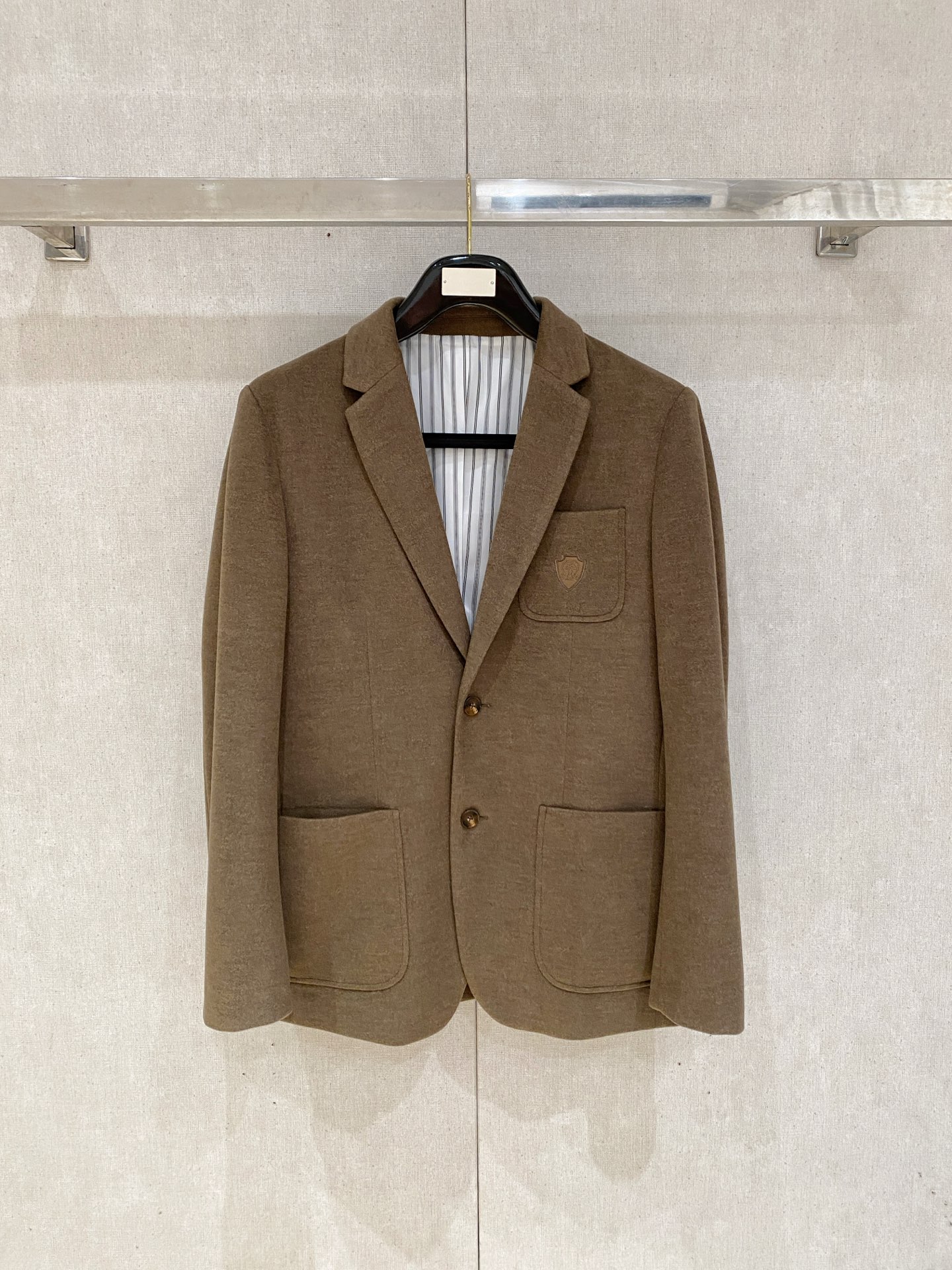 Brunello Cucinelli Brown Two Button Blazer