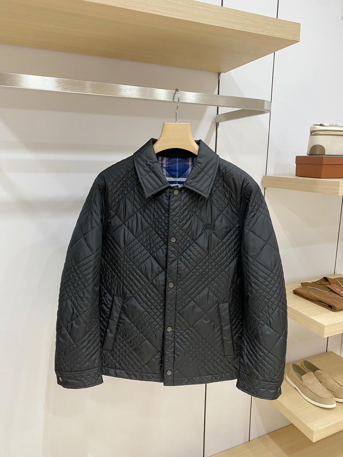 Burberry Black Diamond Quilted Jacket