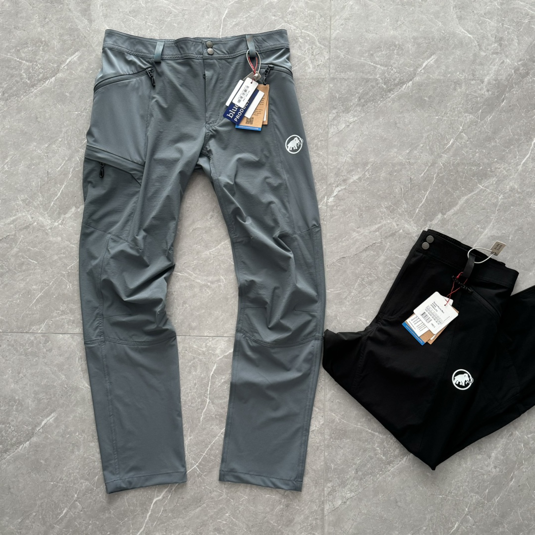 发145💰，店主严选！大象🐘🐘防嗮速干裤 MAMMUTDucan男士户外运动舒适高弹透气防风长裤  速干 隔热，徒步、登山、通勤	，户外运动、徒步旅行，适宜人群	登山运动、都市通勤

颜色 黑色 灰色
尺码  m-2xl
M腰围84臀围102裤长100
建议125-140斤

L腰围88臀围106裤长102
建议140-160斤

XL腰围92臀围110裤长104
建议160-180

XXL腰围96臀围114裤长106
建议180-200多斤