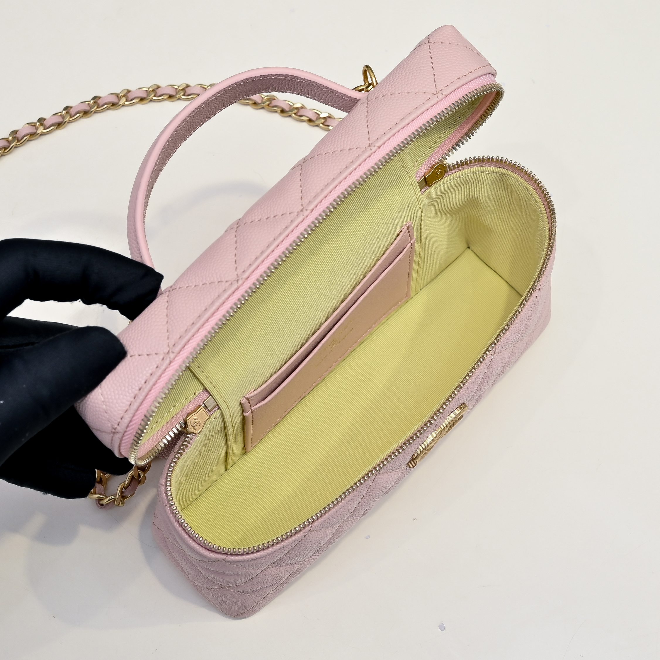 Chanel Style Leather Chain Bag style reference detail image 7 from source 776573
