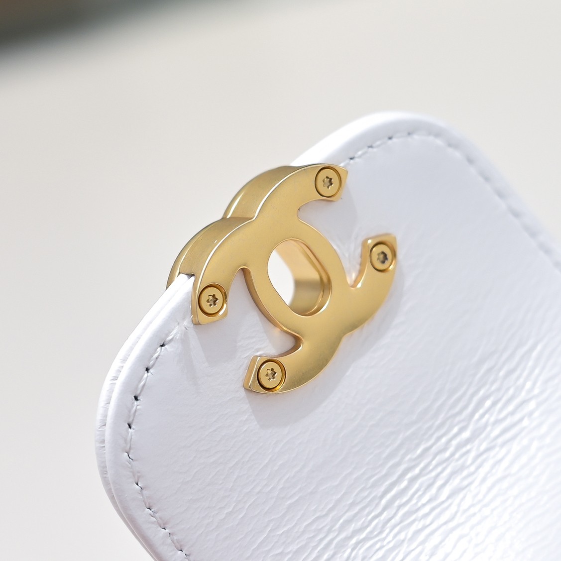 Chanel Style Leather Top Handle Bag style reference detail image 5 from source 776487